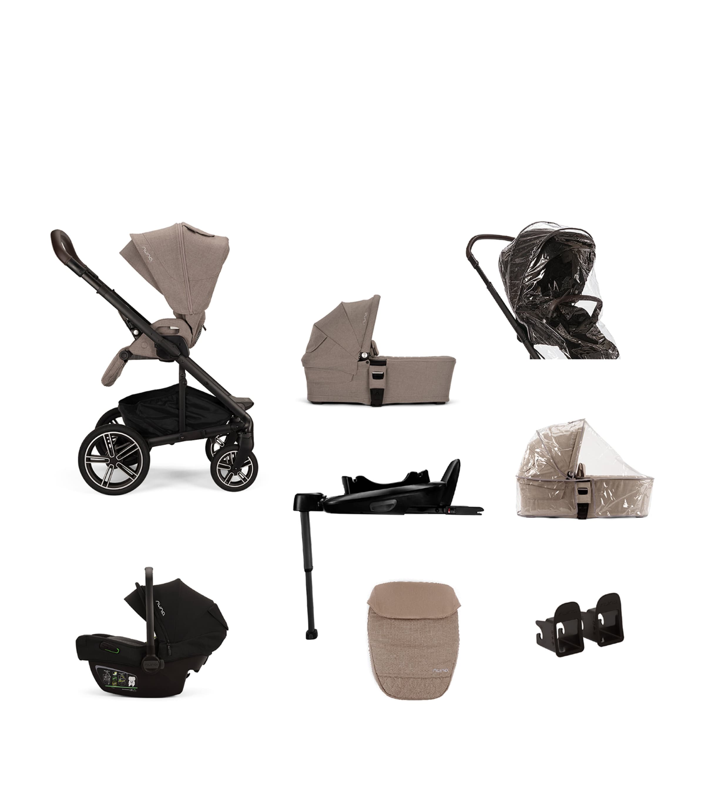MIXX Next Generation PIPA Bundle with PIPA Next Car Seat CEDAR Image 1