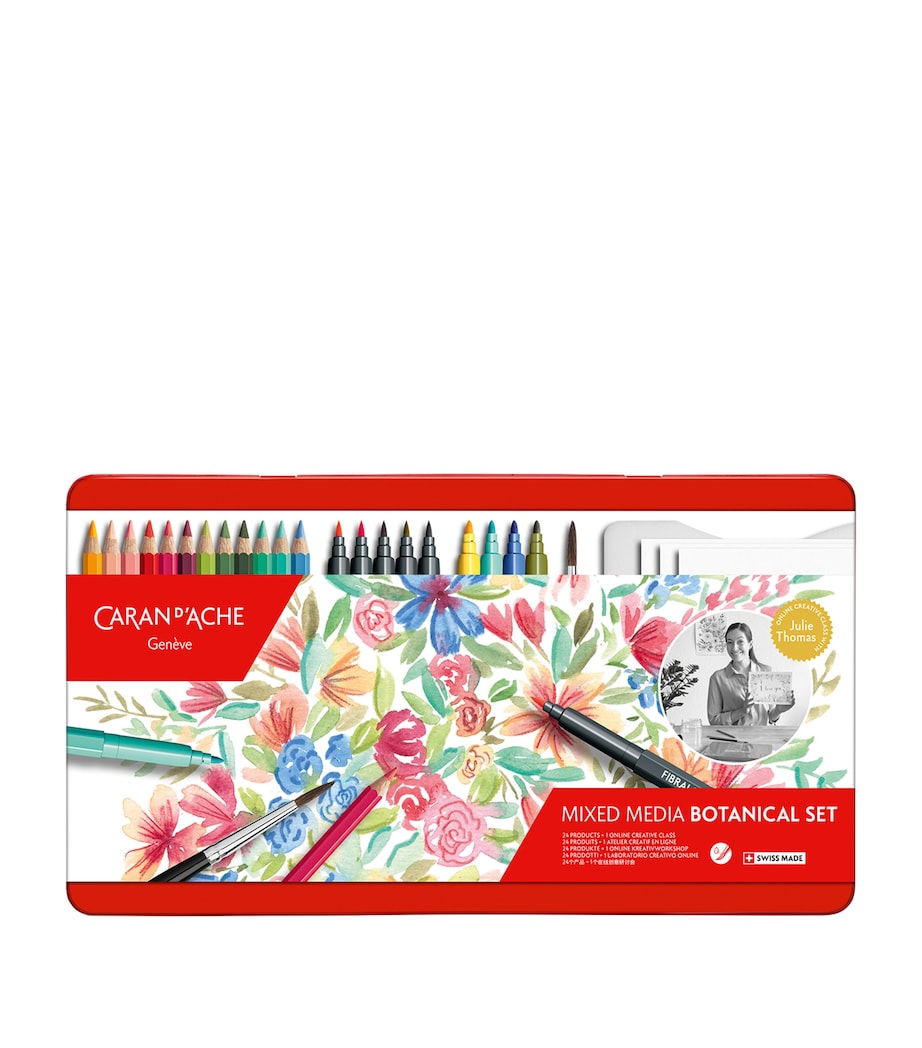 Botanical Colouring and Lettering Set MULTI Image 1