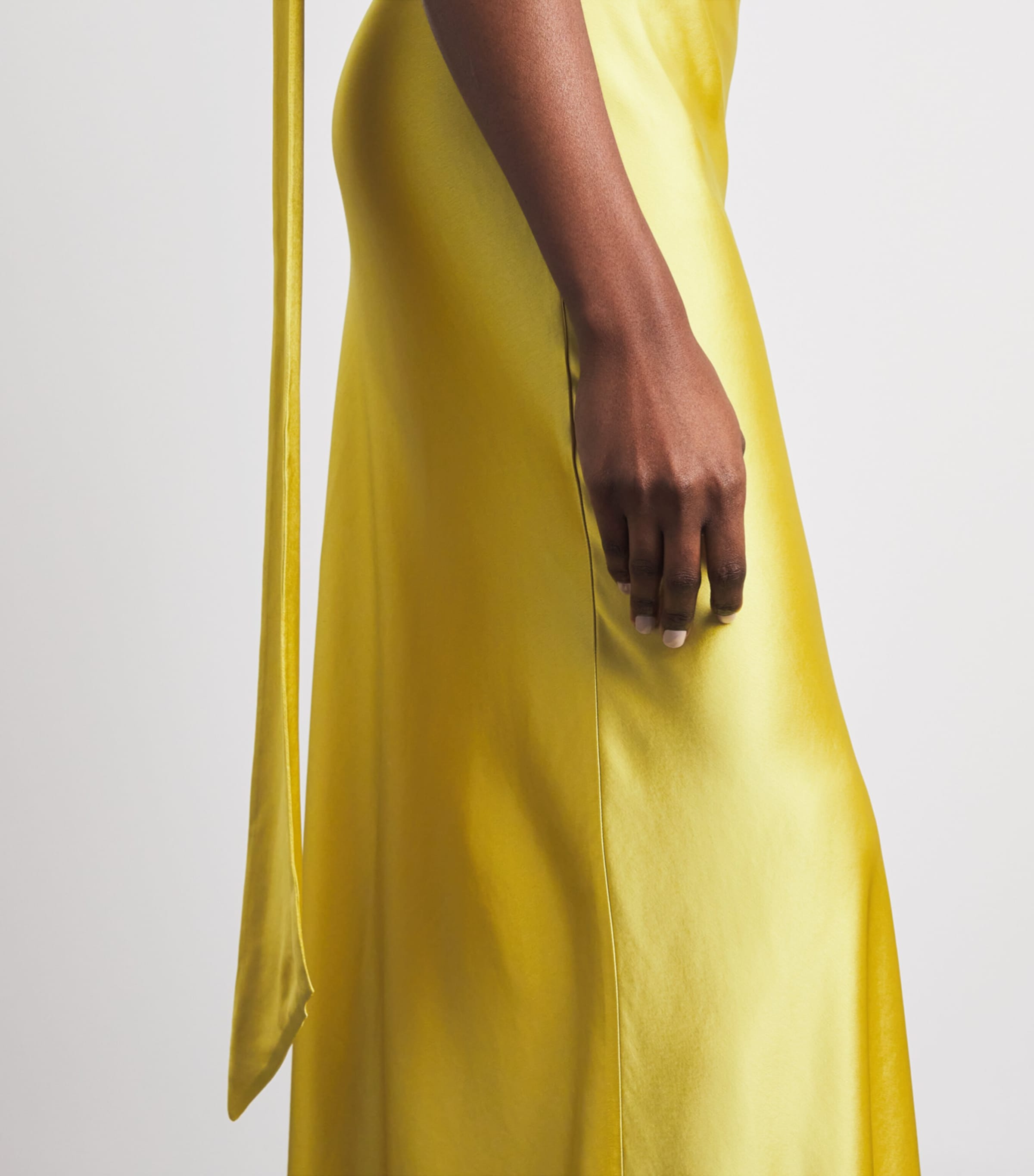 STAUD Womens Estelle Maxi Dress Citron Ctrn Image 5