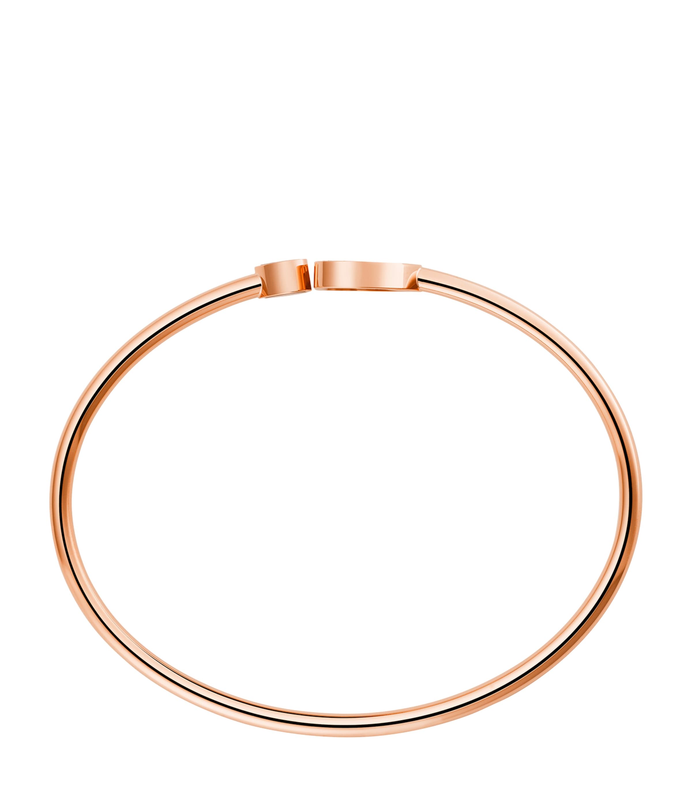 Rose Gold and Diamond Happy Diamonds Bangle 18K ROSE GOLD Image 3