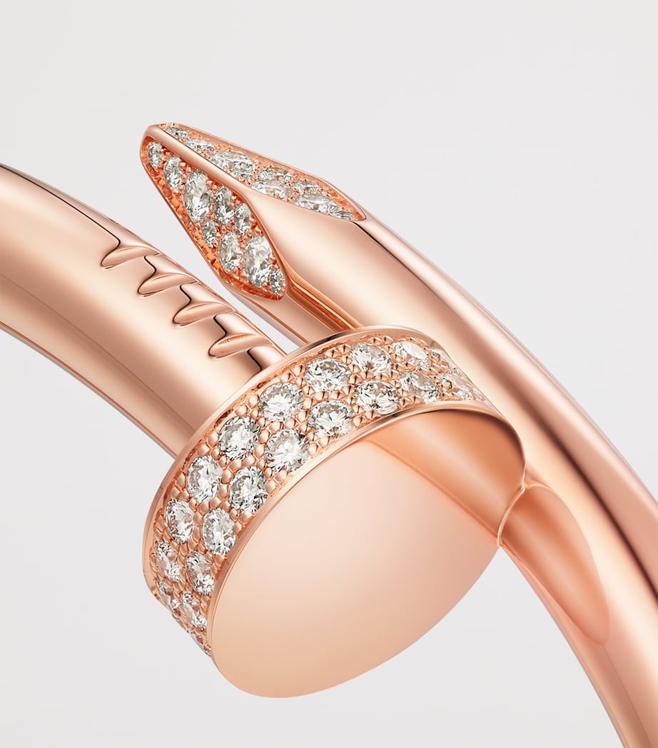 Cartier Rose Gold and Diamond Juste un Clou Bracelet Rose Gold Image 7