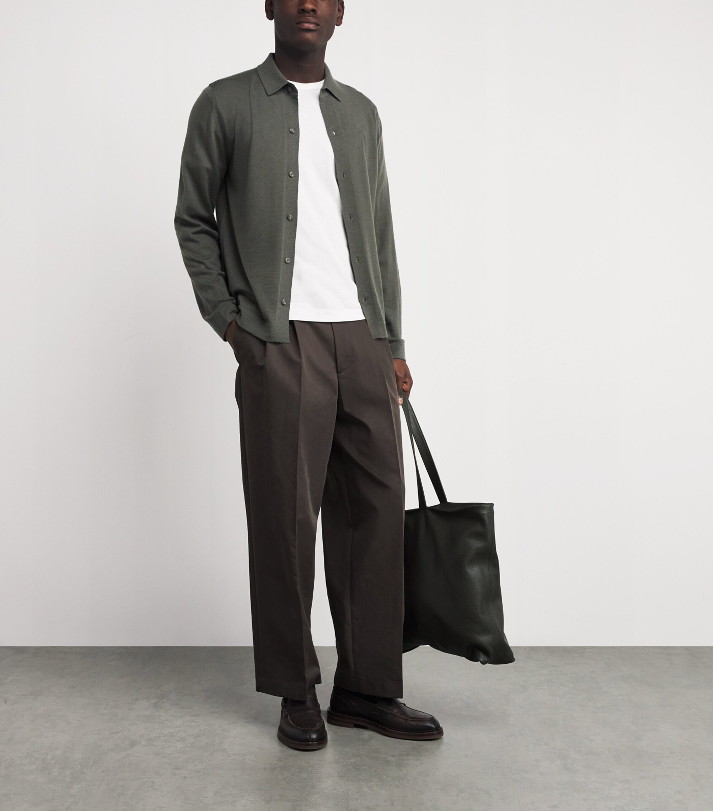 Wool-Cashmere Shirt 966SYC SYCAMORE Image 2