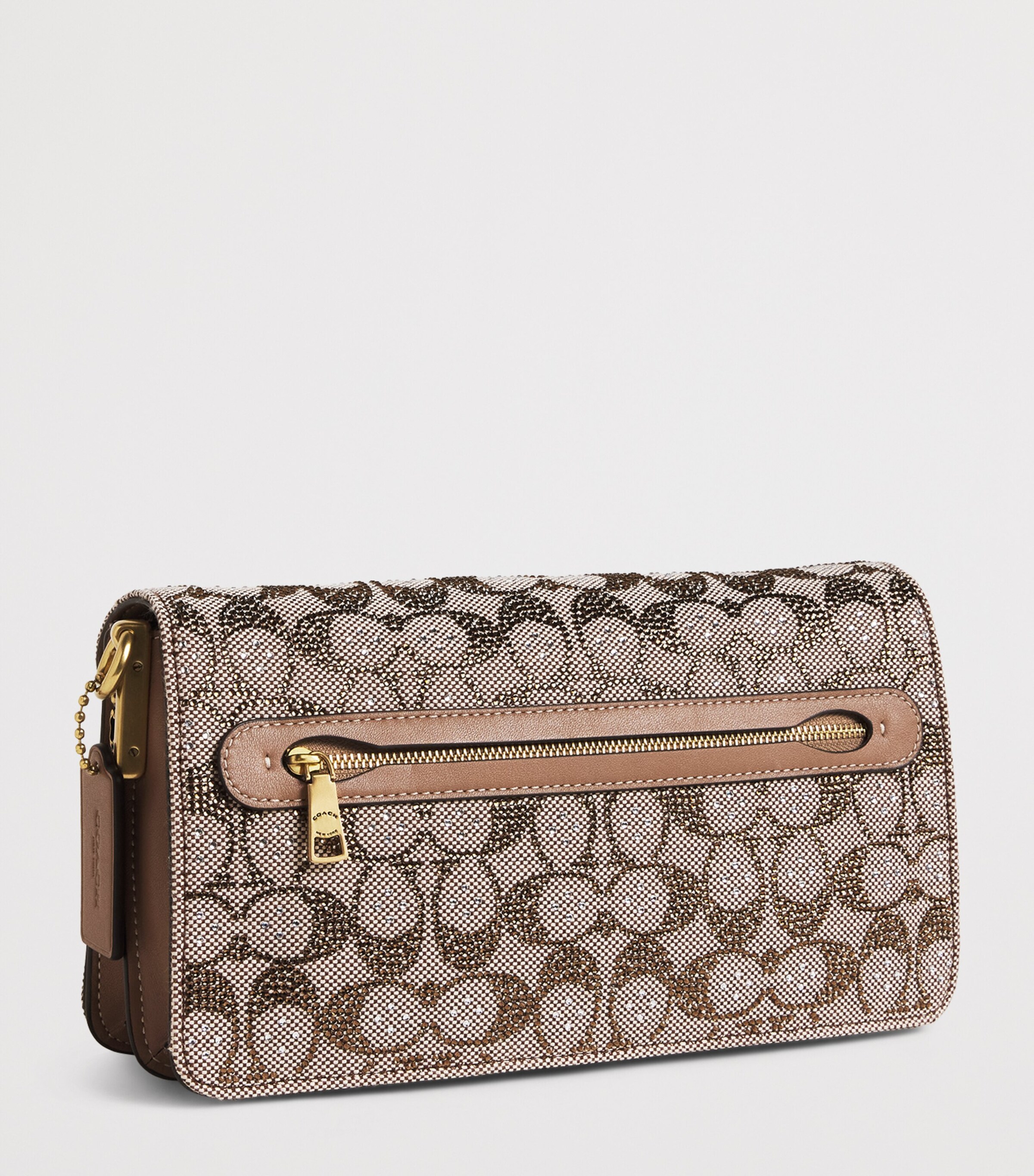 Coach Canvas Embellished Tabby 26 Shoulder Bag Image 3