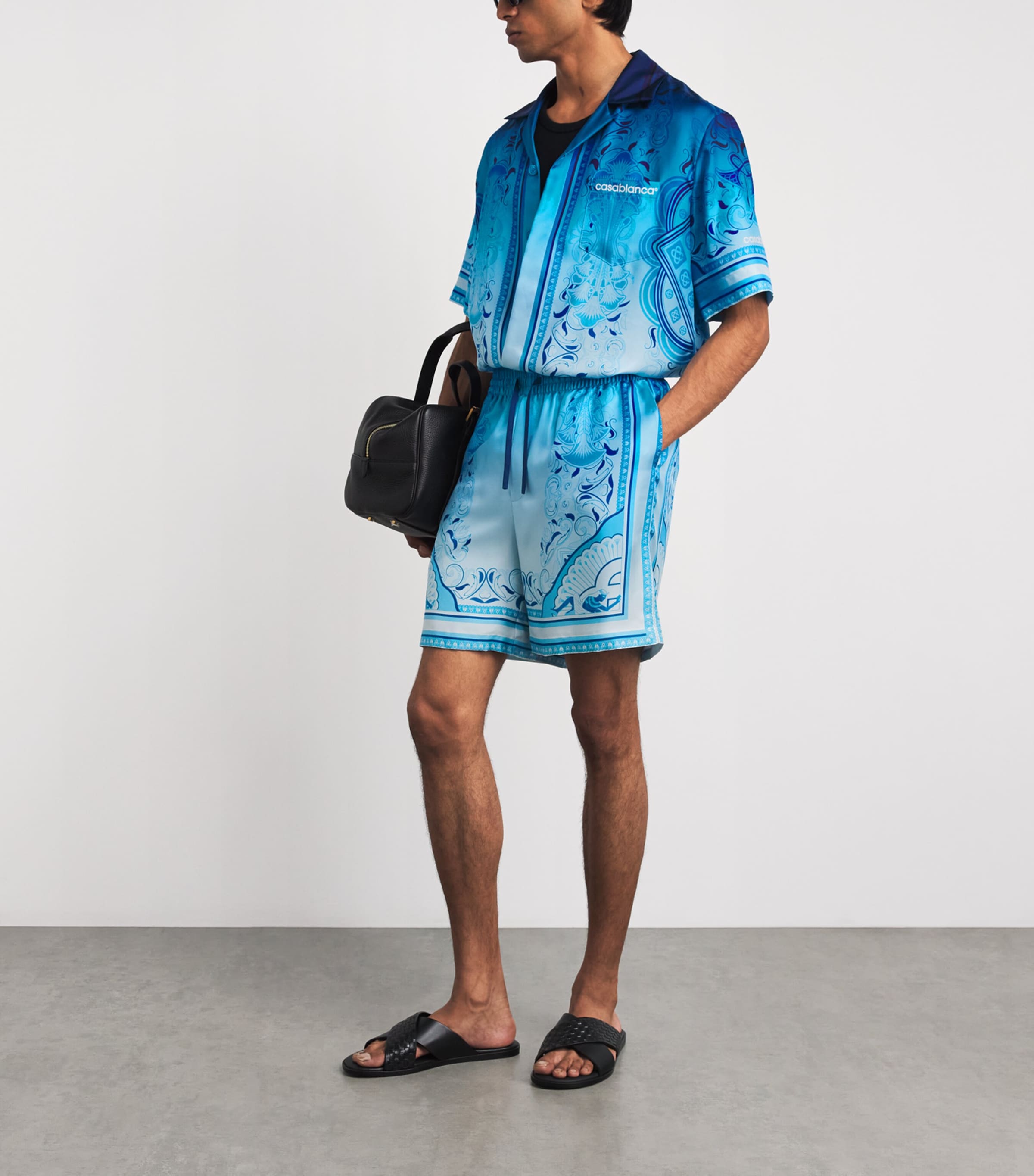 Casablanca Mens Silk Egyptian Rug Shorts Egyptian Rug Image 2