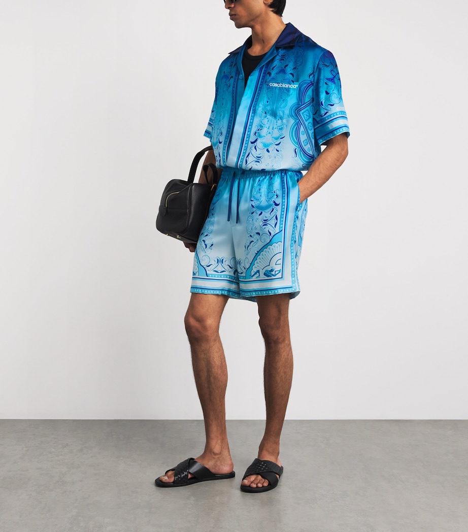 Casablanca Mens Silk Egyptian Rug Shorts Egyptian Rug Image 2
