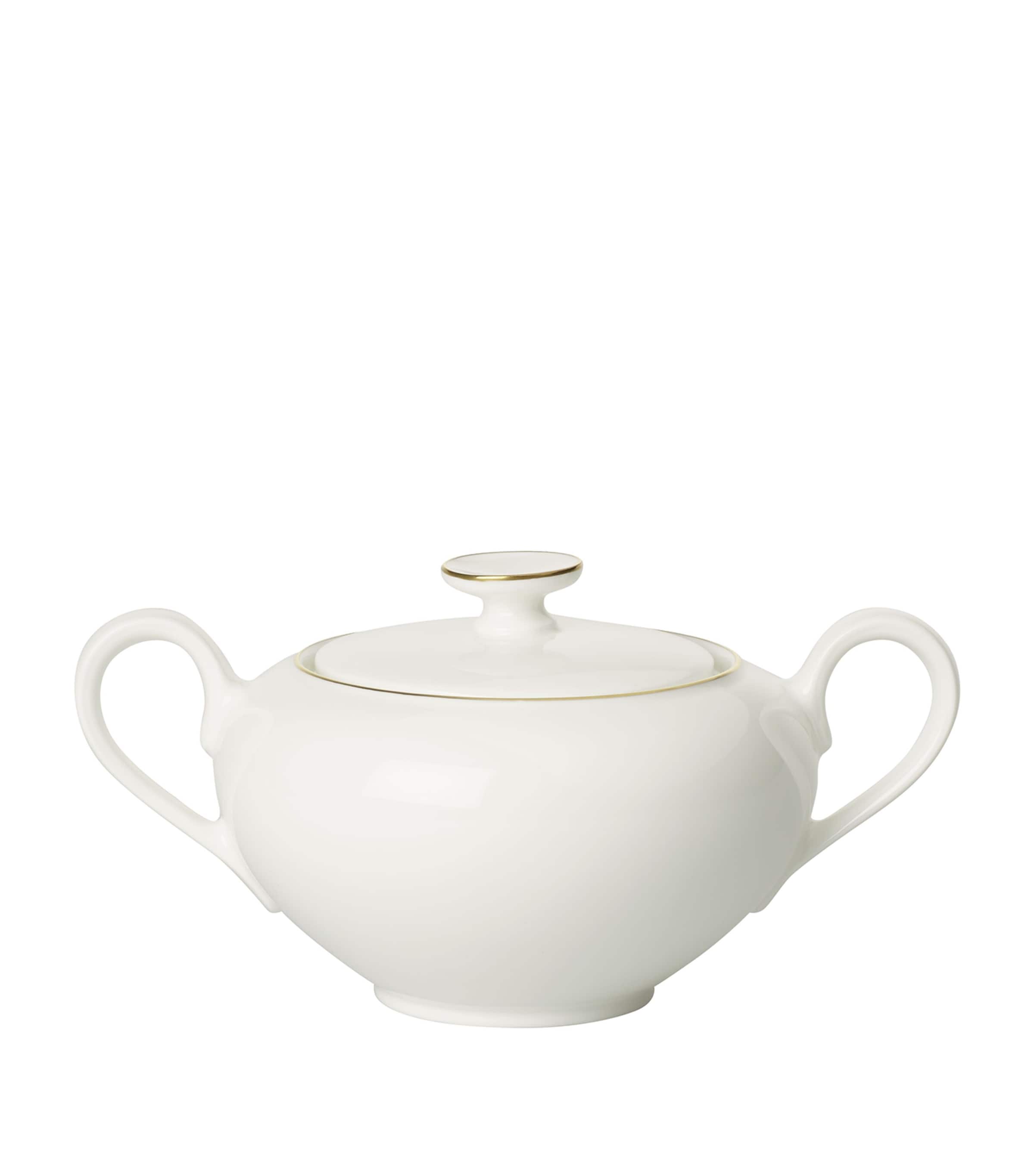 Anmut Gold Sugar Bowl WHITE Image 1