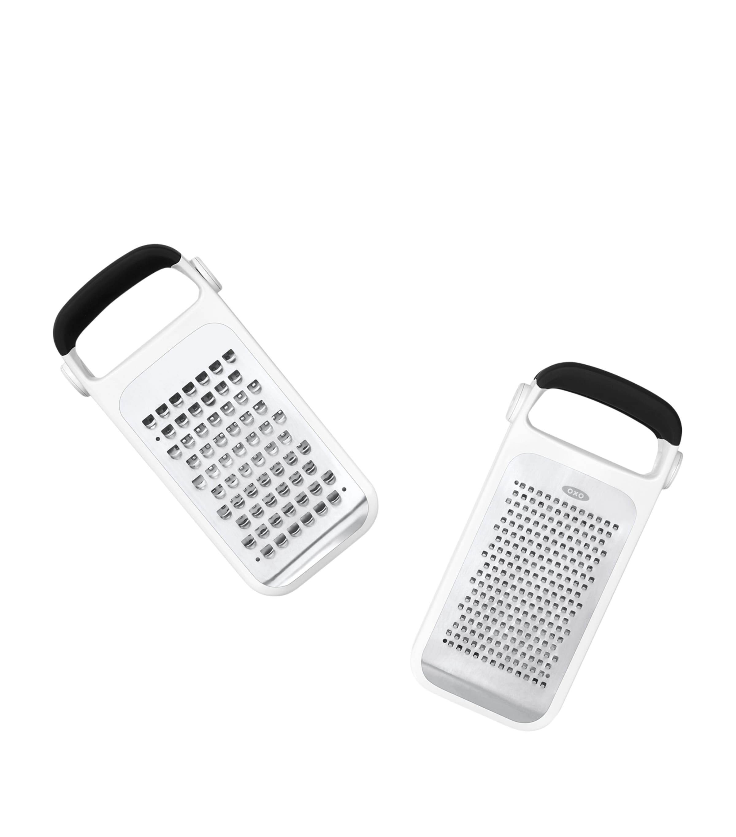 Good Grips Etched Two-Fold Grater WHITE/BLACK/SILVER Image 2