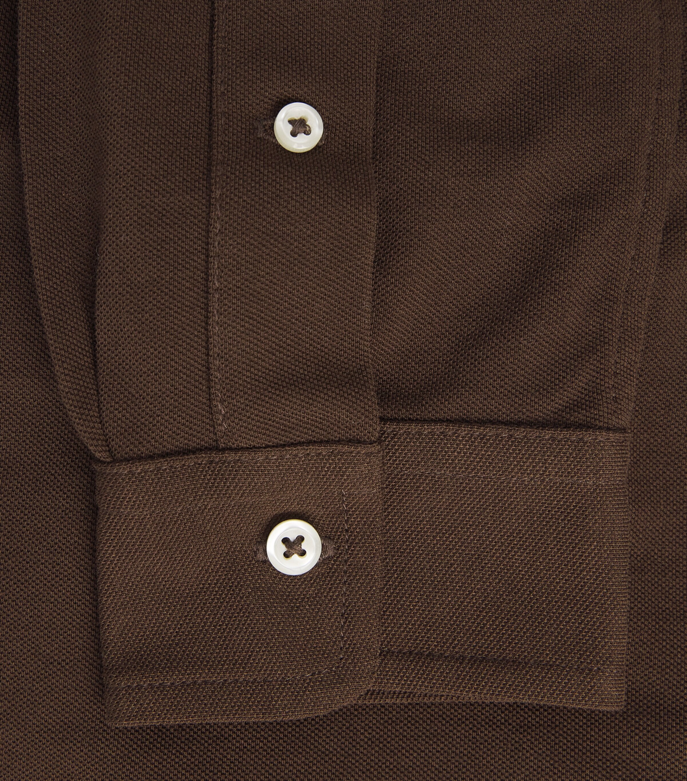 Cotton Featherweight Mesh Shirt DARK BEECH Image 5