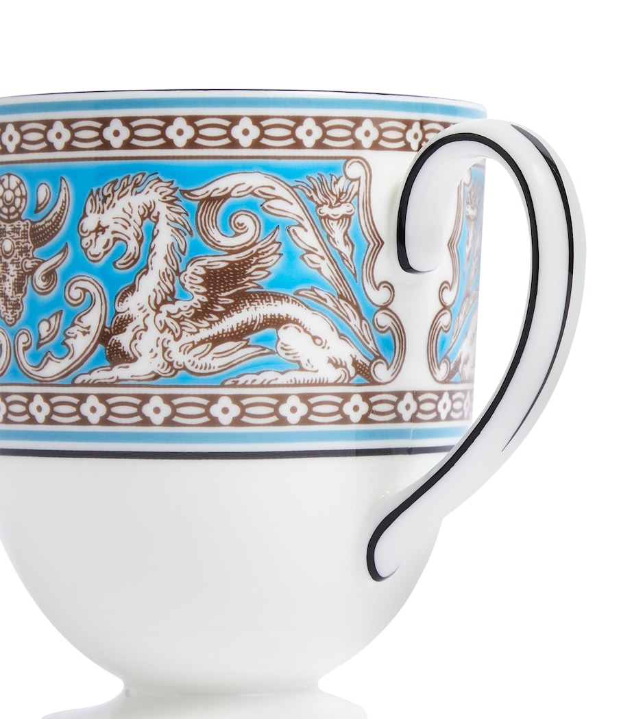 Wedgwood Fine Bone China Florentine Turquoise Mug Blue Image 3