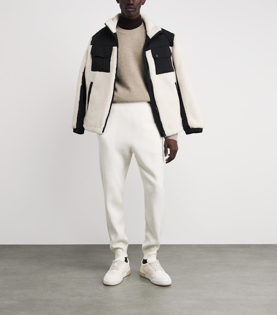 Wool-Cashmere Stripe Sweater 1100 MOJAVE/NOIR Image 2