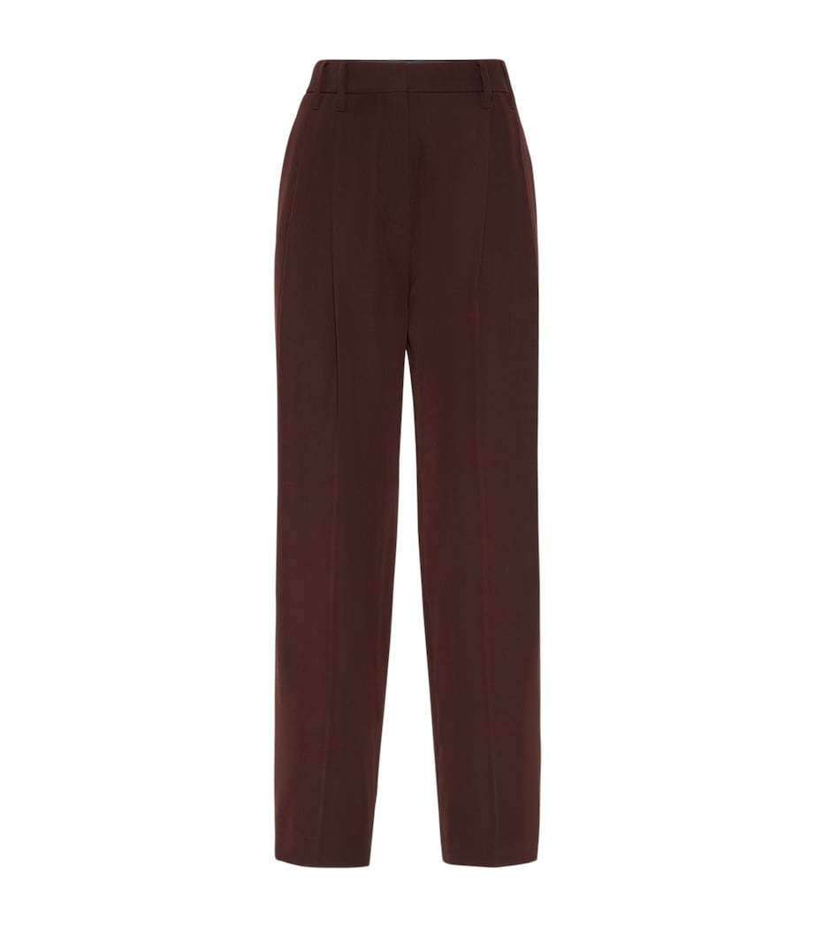 Virgin Wool-Cotton Slouchy Trousers C4243 Image 1