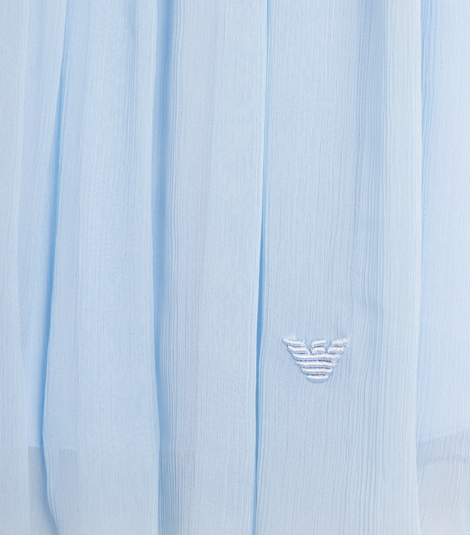 Cotton-Blend Dress (4-14 Years) U9308CHAMBRAY BLUE Image 3