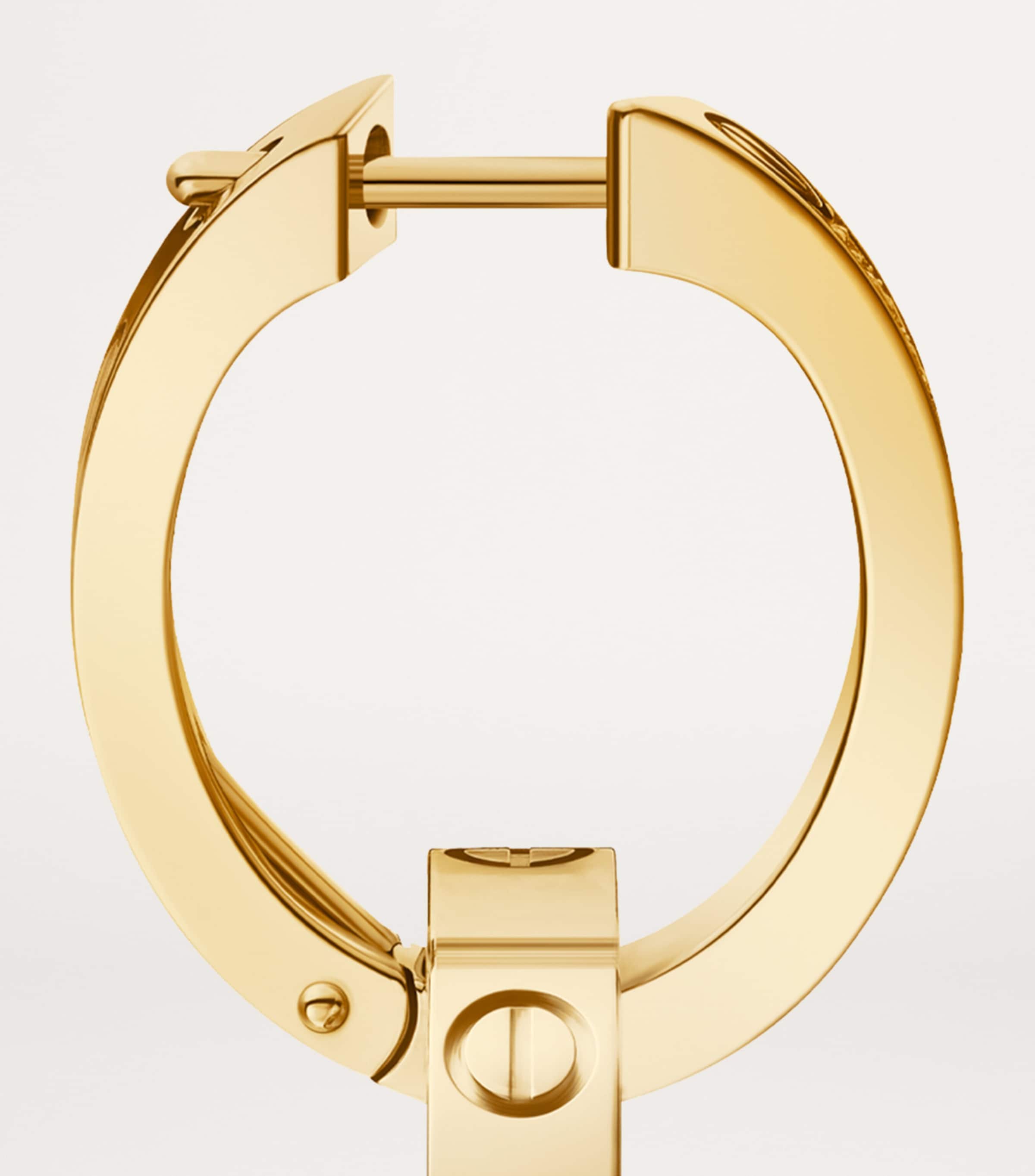 Cartier Yellow Gold LOVE Double Hoop Earrings Yellow Gold Image 5