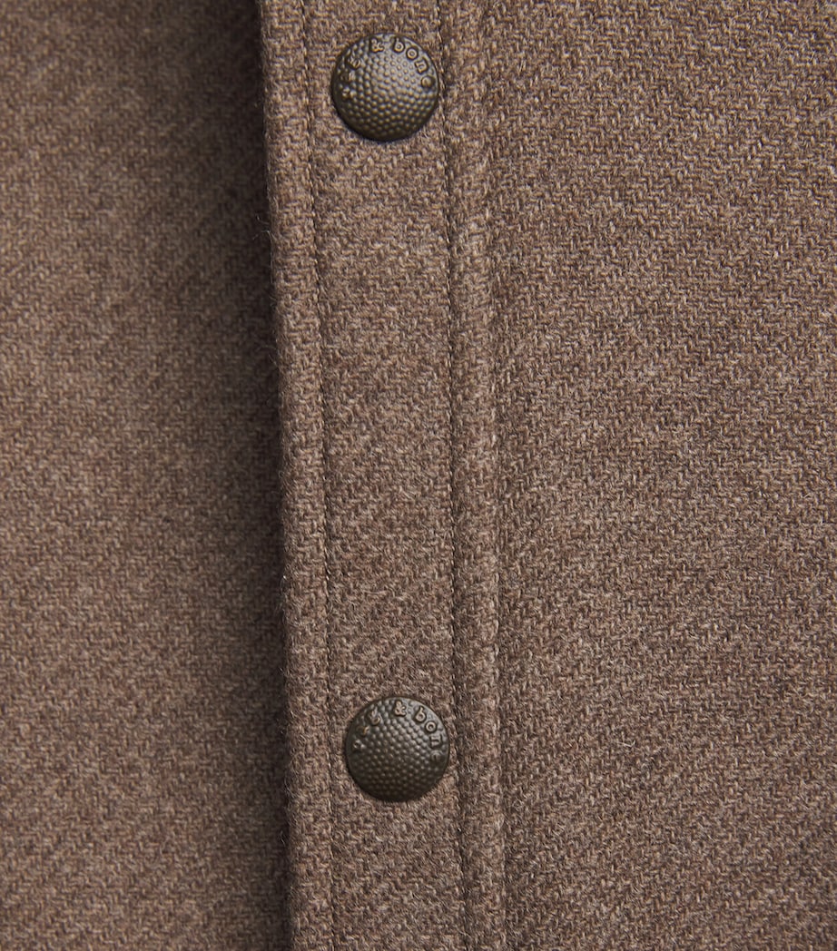 Wool Chelsea Overshirt BROWN Image 5