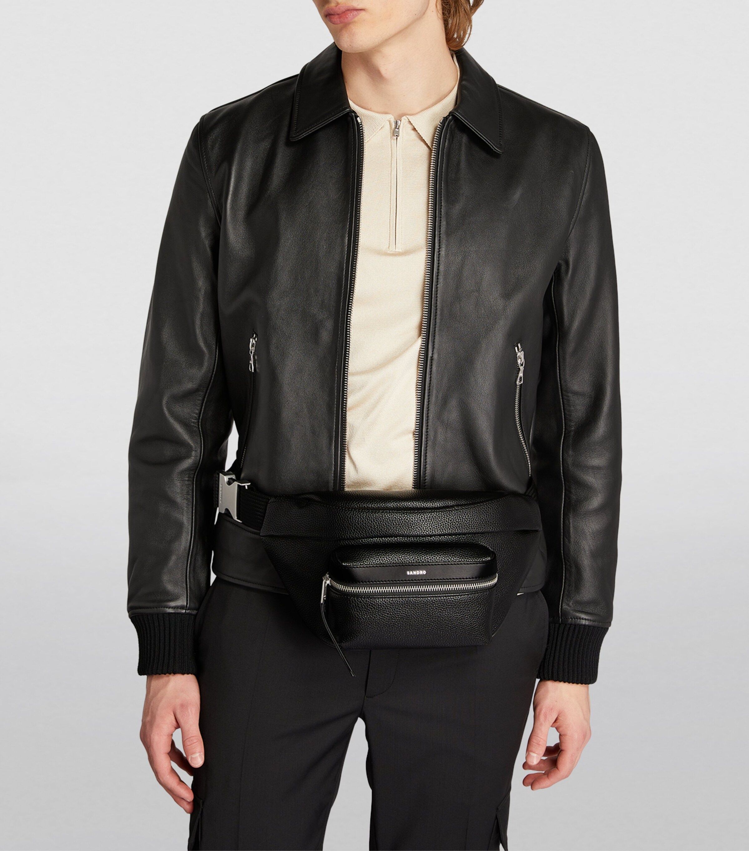 Coated Belt Bag BLACK Image 4