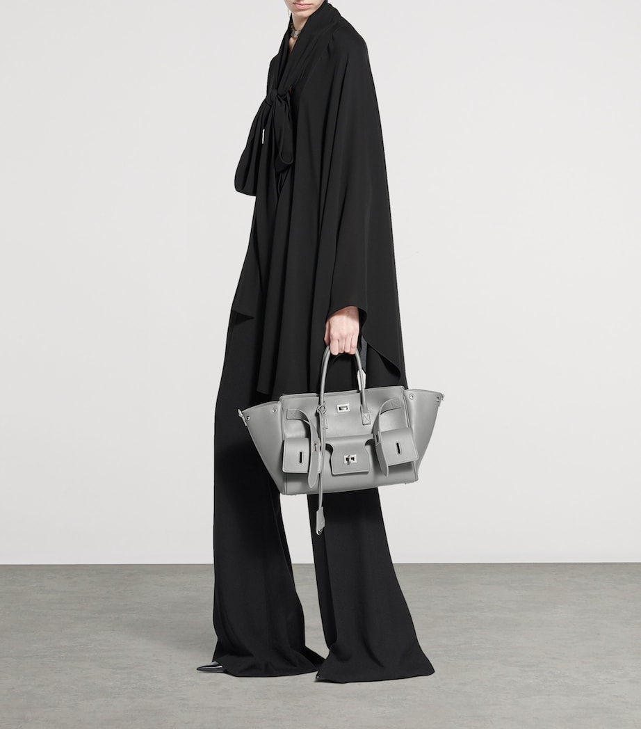 Small Leather Bel Air Carry All Top-Handle Bag 1142 Image 8