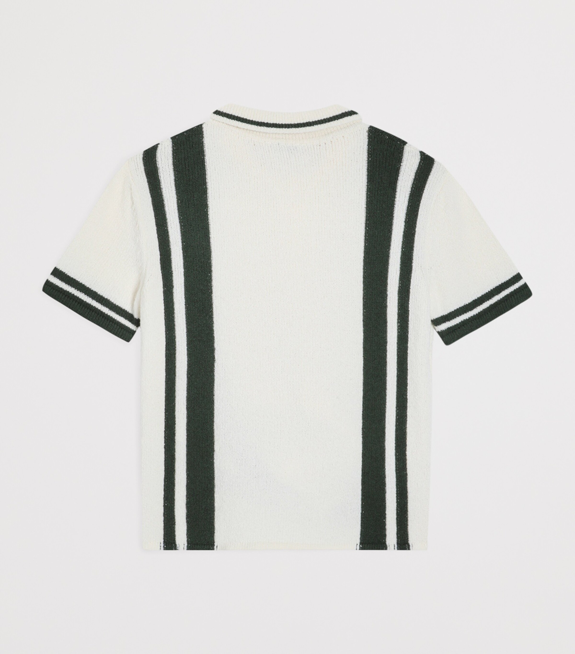Dolce&Gabbana Kids Knitted Stripe Shirt (8-12+ Years) Panna/verdone Image 2