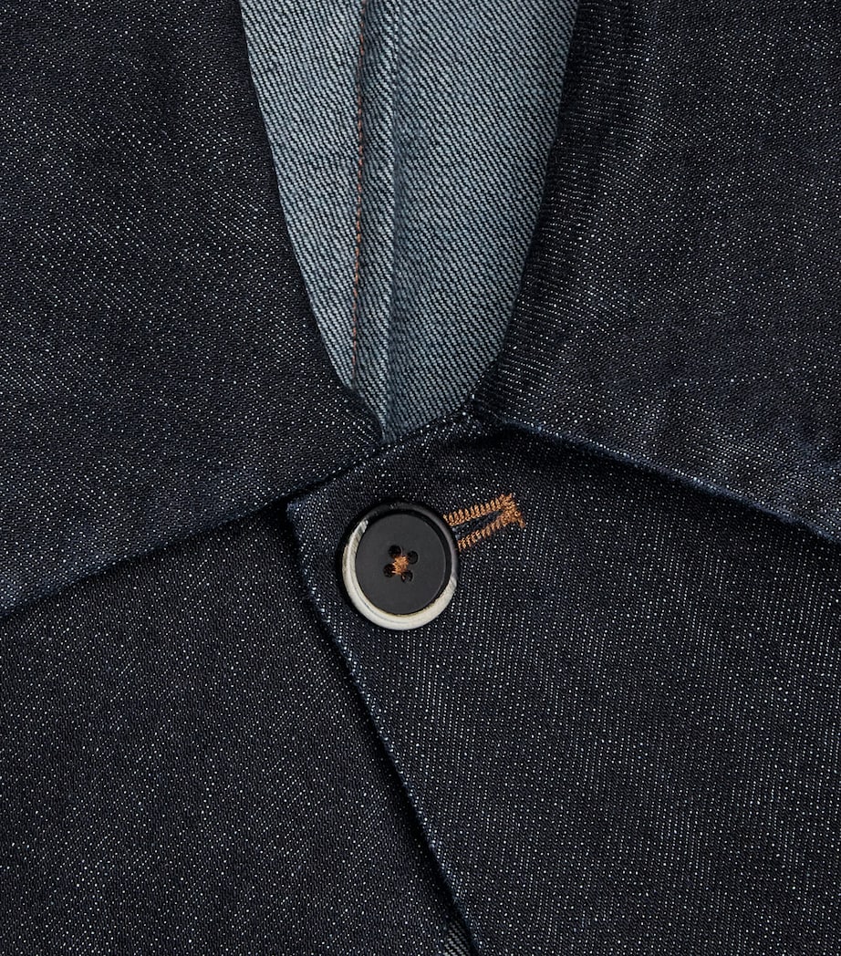 Relaxed Denim Jacket 170 NAVY Image 5