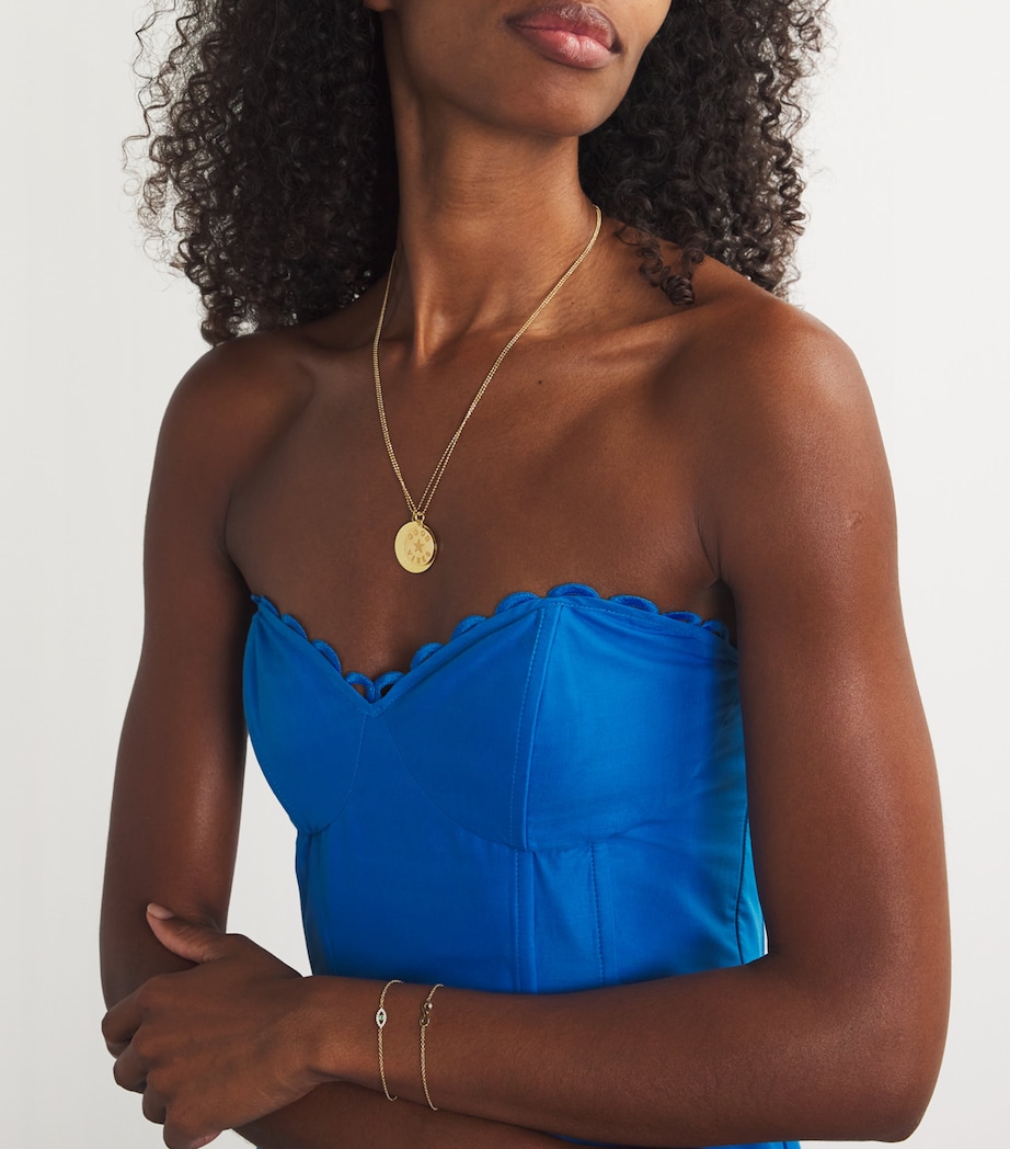 Yellow Gold Good Vibes Pendant Necklace YELLOW GOLD Image 4