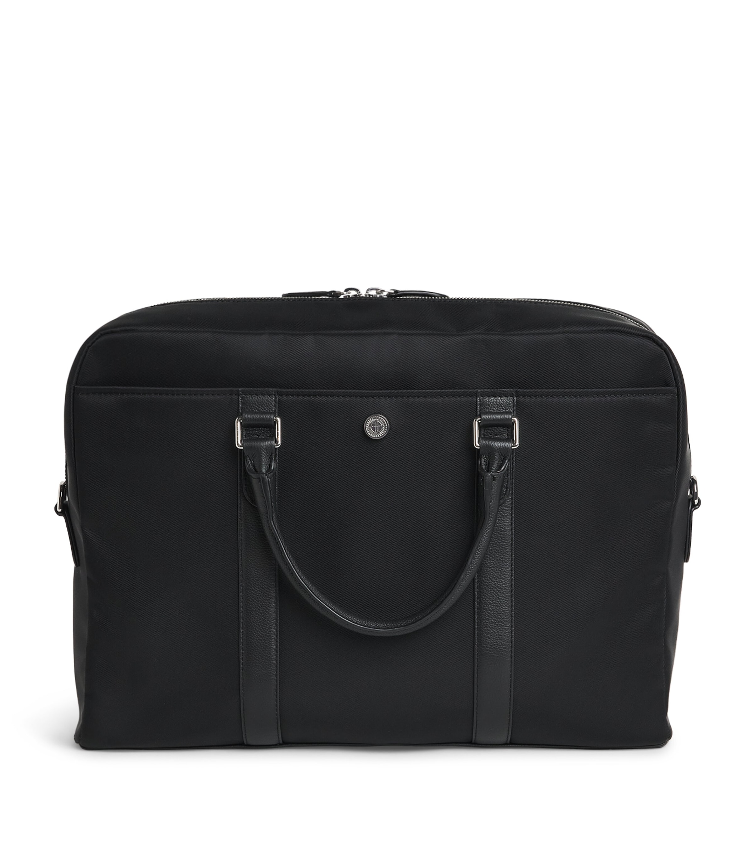 Harrods Nylon Briefcase Black Image 1