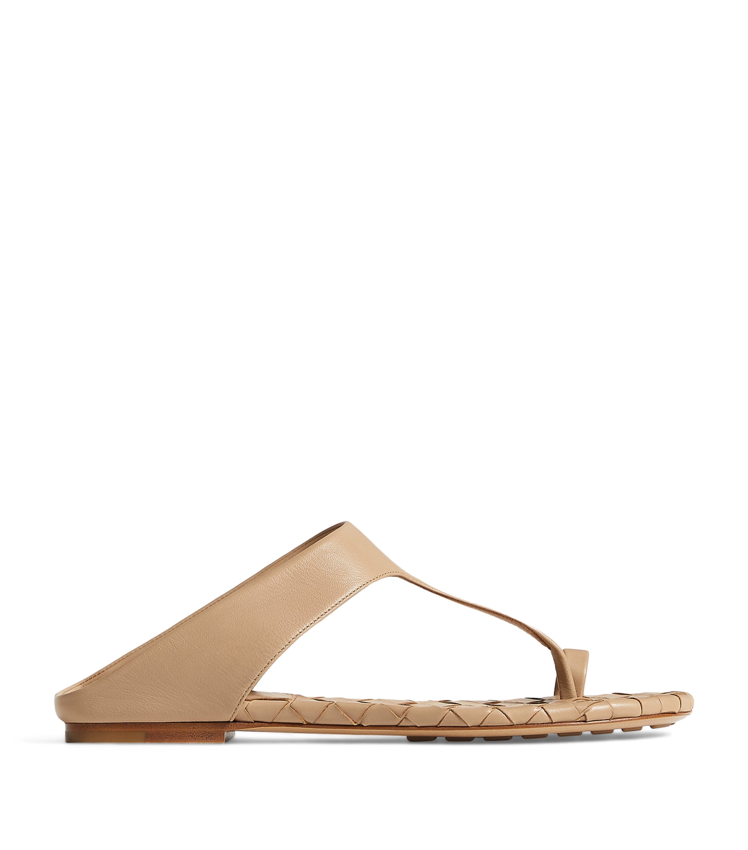 Bottega Veneta Lambskin Livia Thong Sandals Image 1