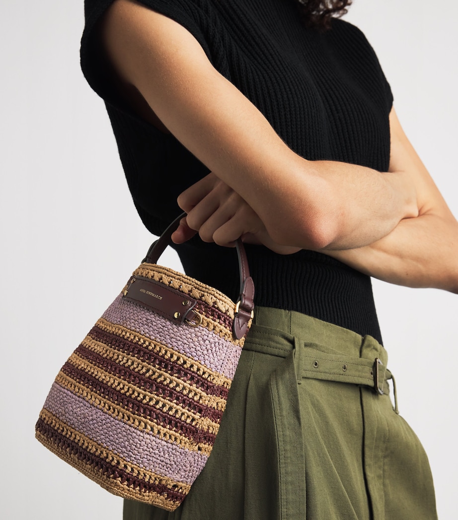 Anya Hindmarch Raffia Stripe Cross-Body Bag Iris Image 2