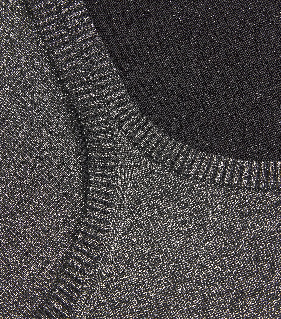 Missoni Womens Glitter Tank Top Black Silver Image 5