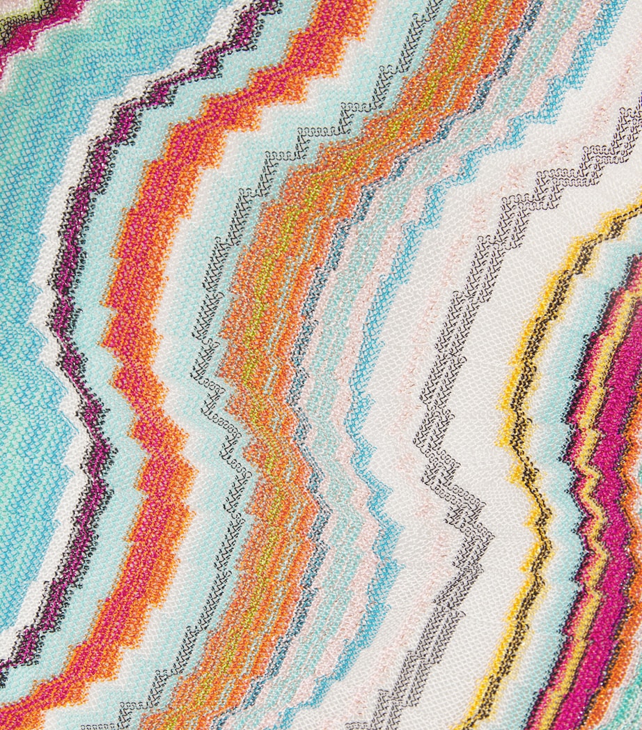 Wrap Mini Skirt SM9L0 MULTI WHTE BSE Image 5