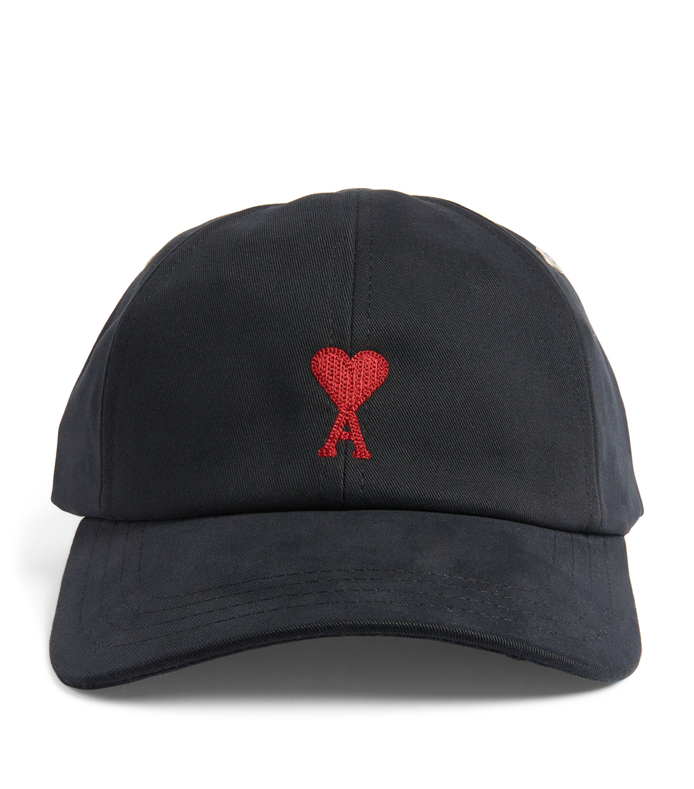 AMI Paris Logo Embroidered Baseball Cap | Men Accessories | Hats | Caps | Designers | Ami Paris
