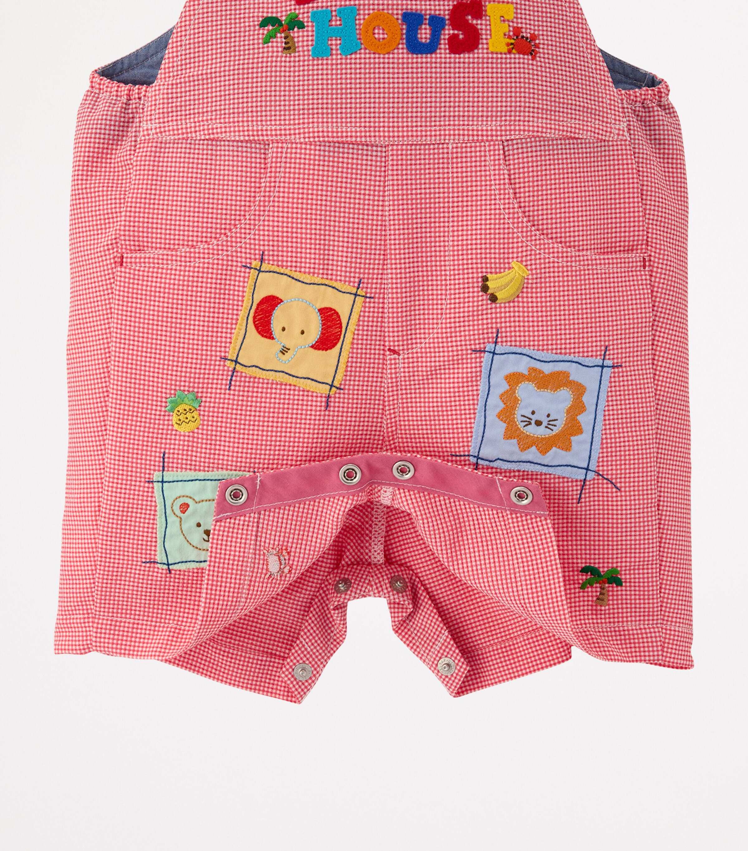 Cotton Classic Bear Dungarees (6-24 Months) 2 Image 3