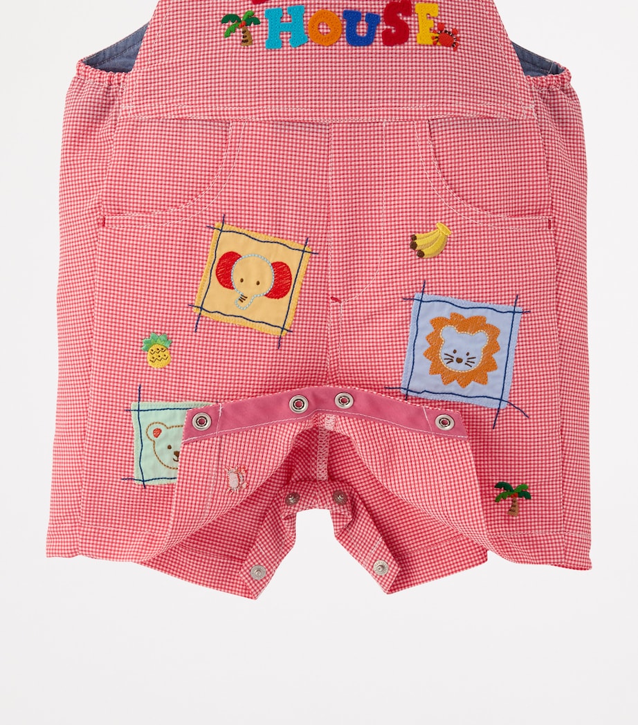 Cotton Classic Bear Dungarees (6-24 Months) 2 Image 3