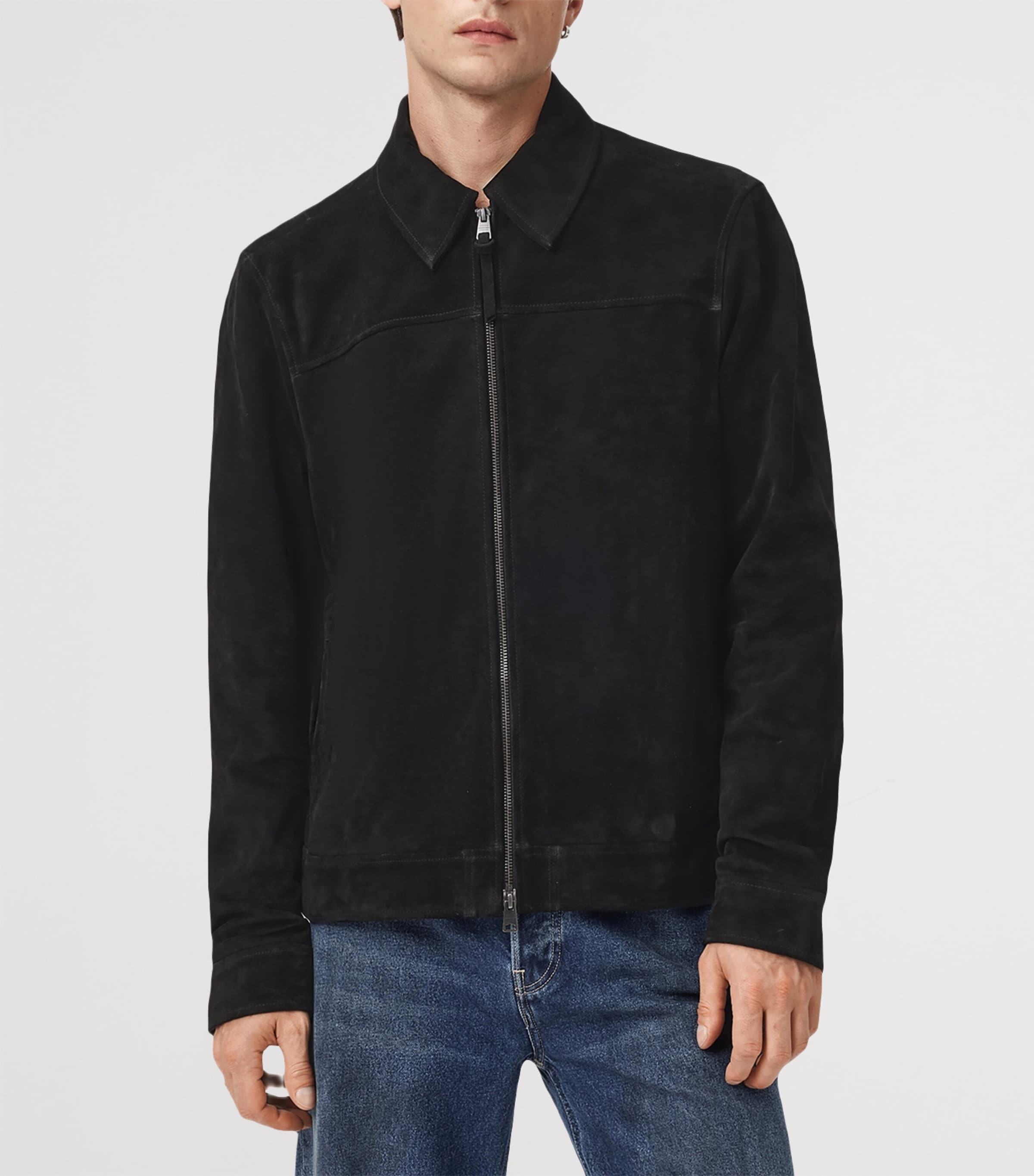 Suede Rhone Jacket BLACK Image 4