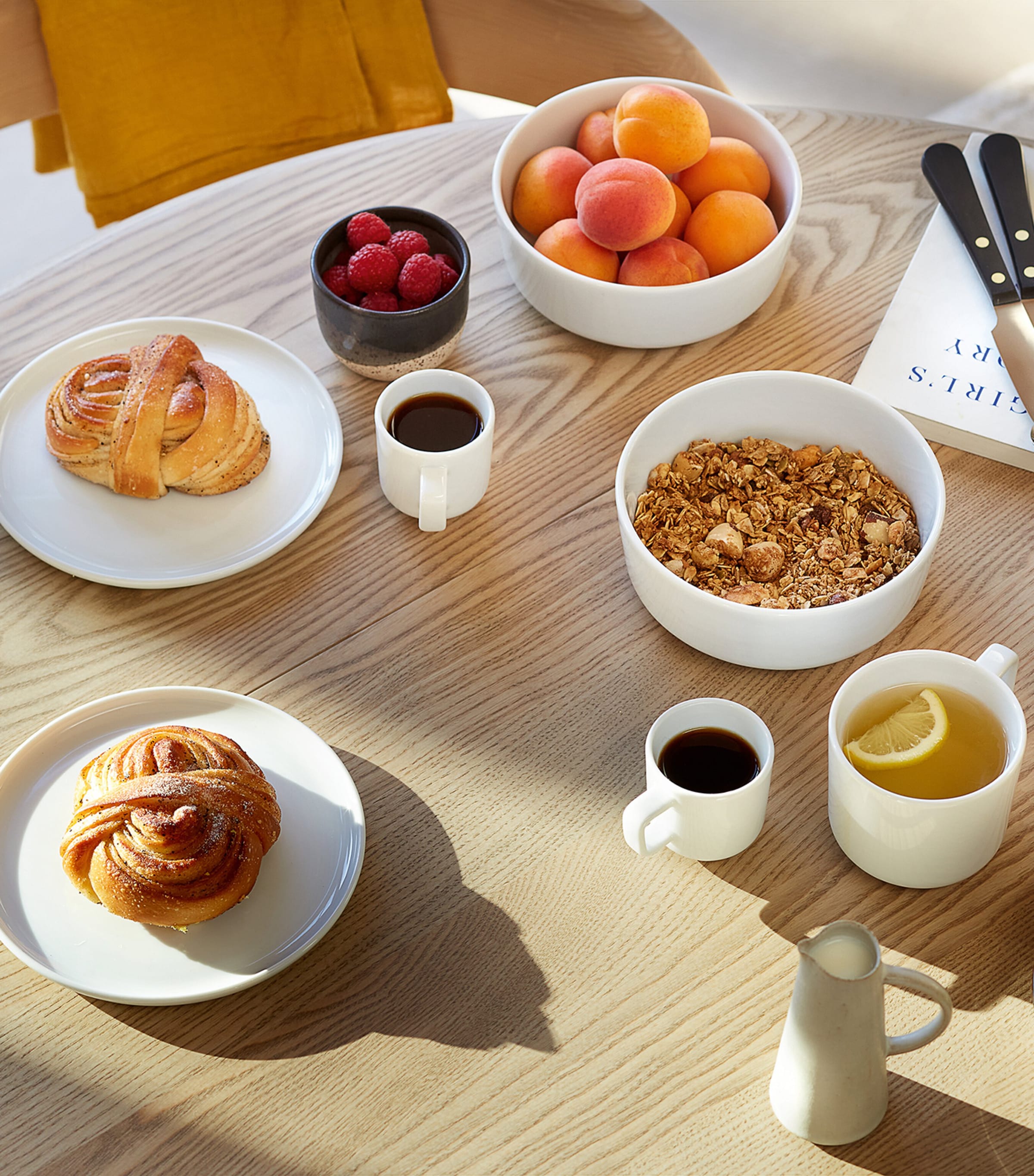 Set of 2 Porcelain Collective Espresso Cups (75ml) WHITE Image 5