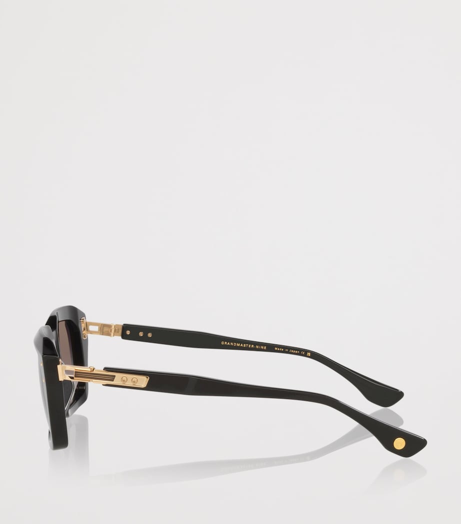DITA Grandmaster-Nine Square Sunglasses Black Image 3