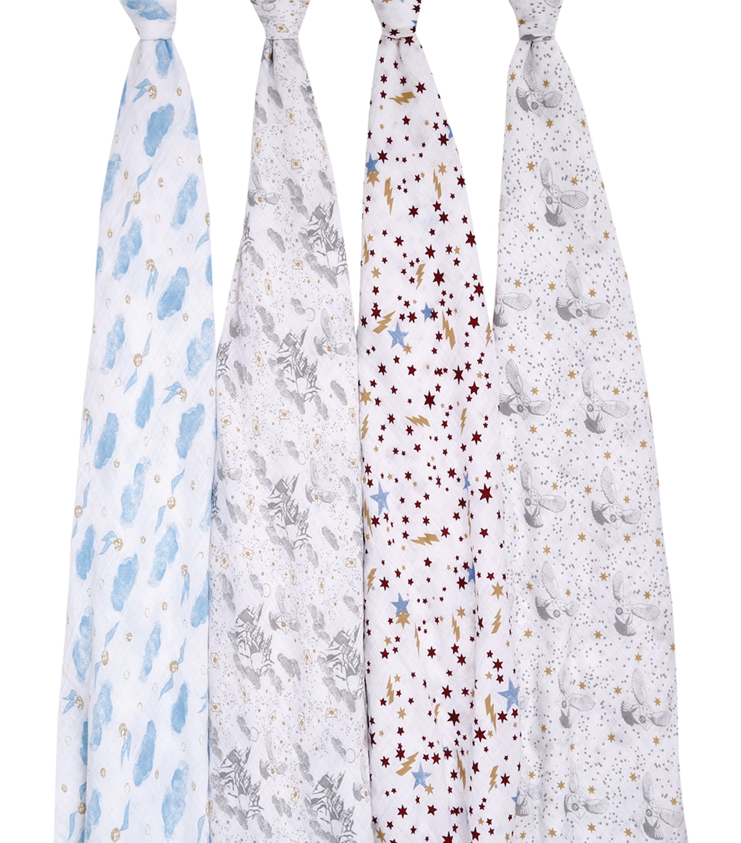 aden + anais Harry Potter Swaddles (Set of 4) White Image 1