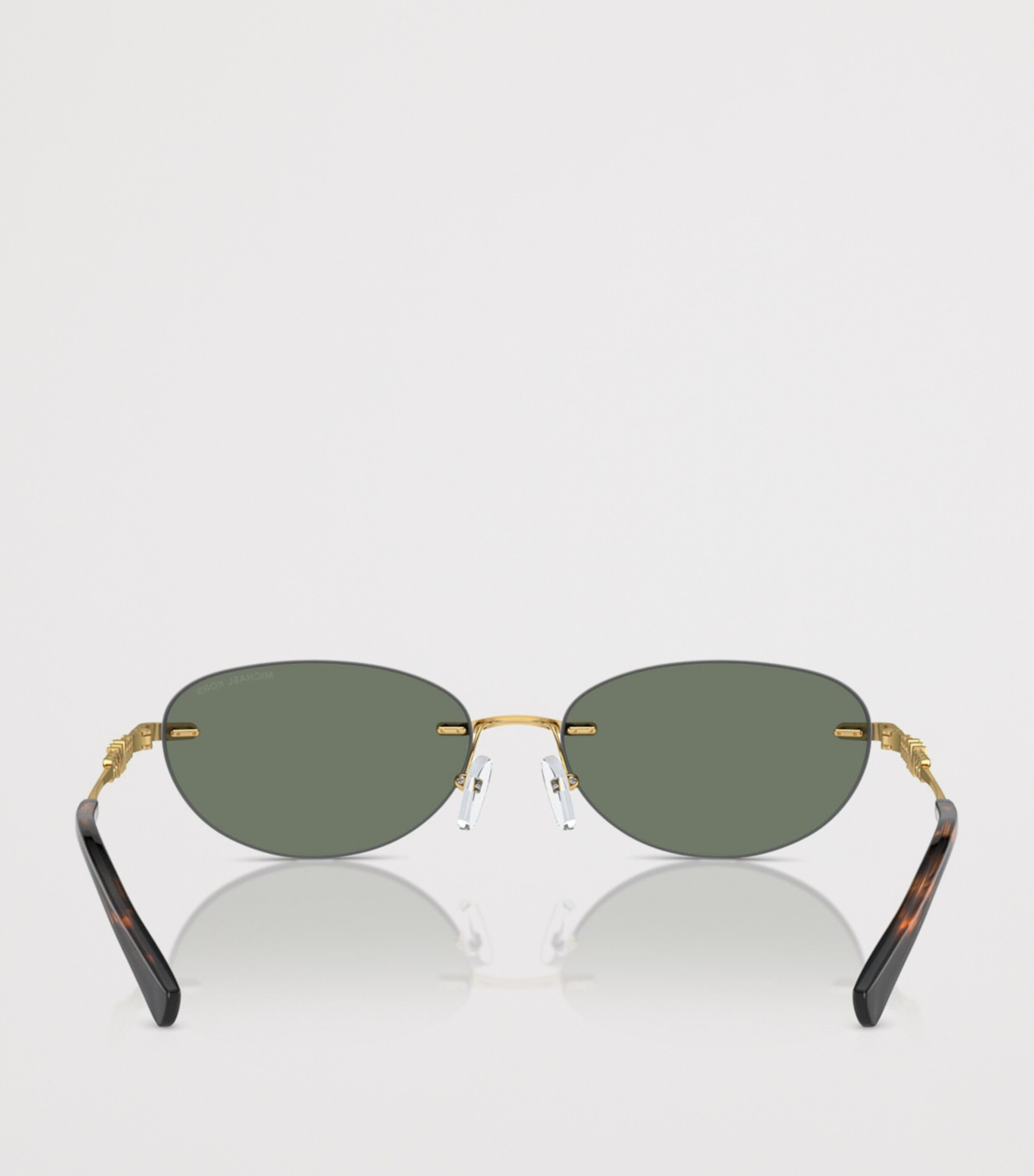 Michael Kors Manchester Oval Sunglasses Green Image 4