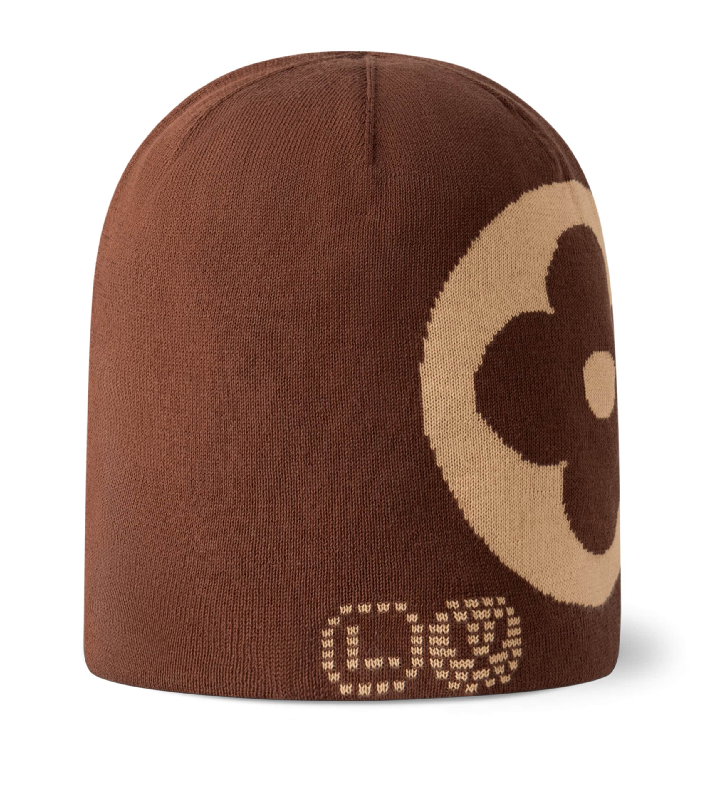 Monogram Era Beanie BROWN Image 1