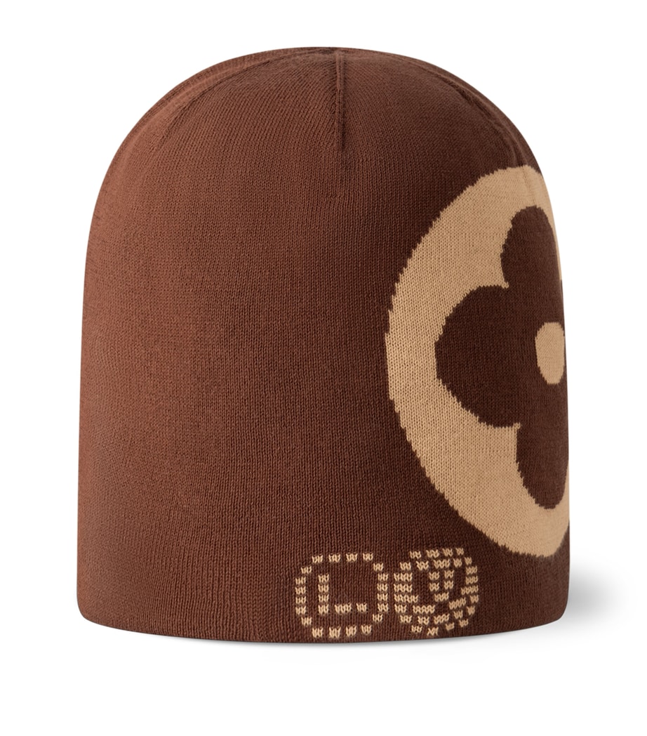 Monogram Era Beanie BROWN Image 1