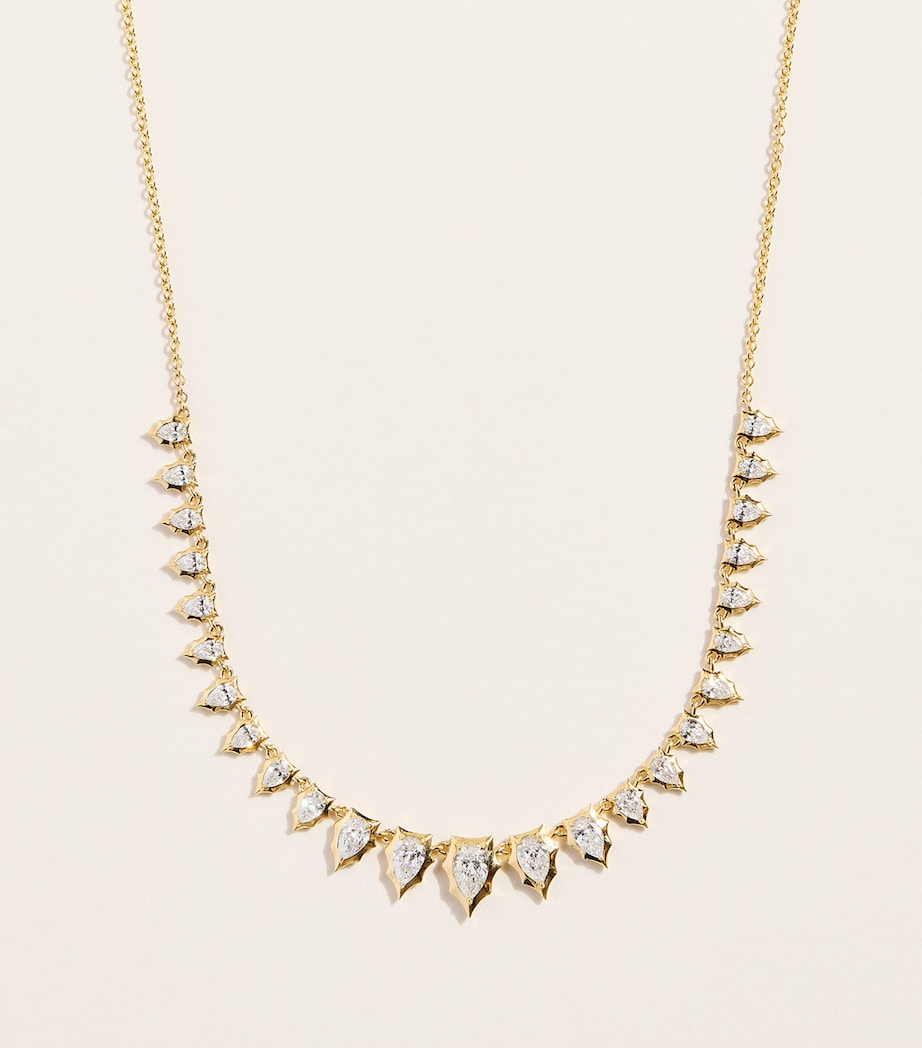 Jade Trau Yellow Gold and Diamond Envoy Riviera Necklace Yellow Gold Image 1