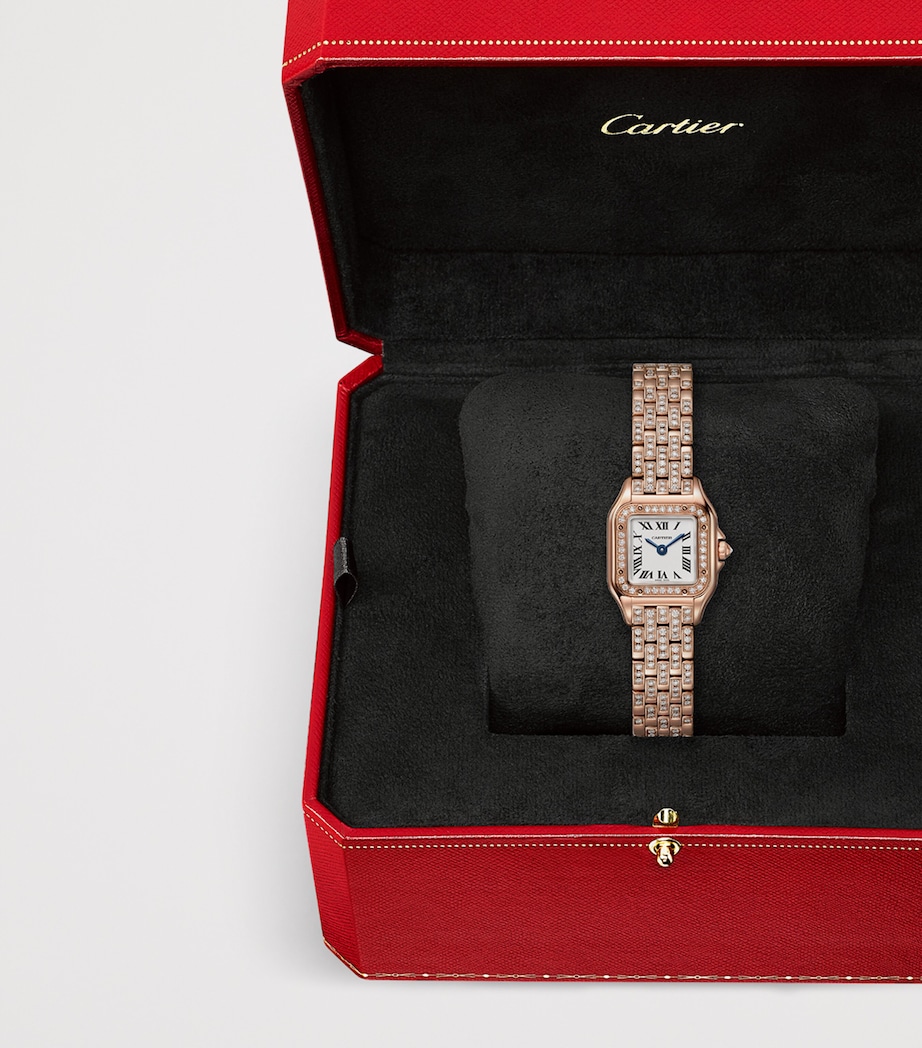 Rose Gold and Diamond Panthère de Cartier Watch 20mm SILVER Image 7