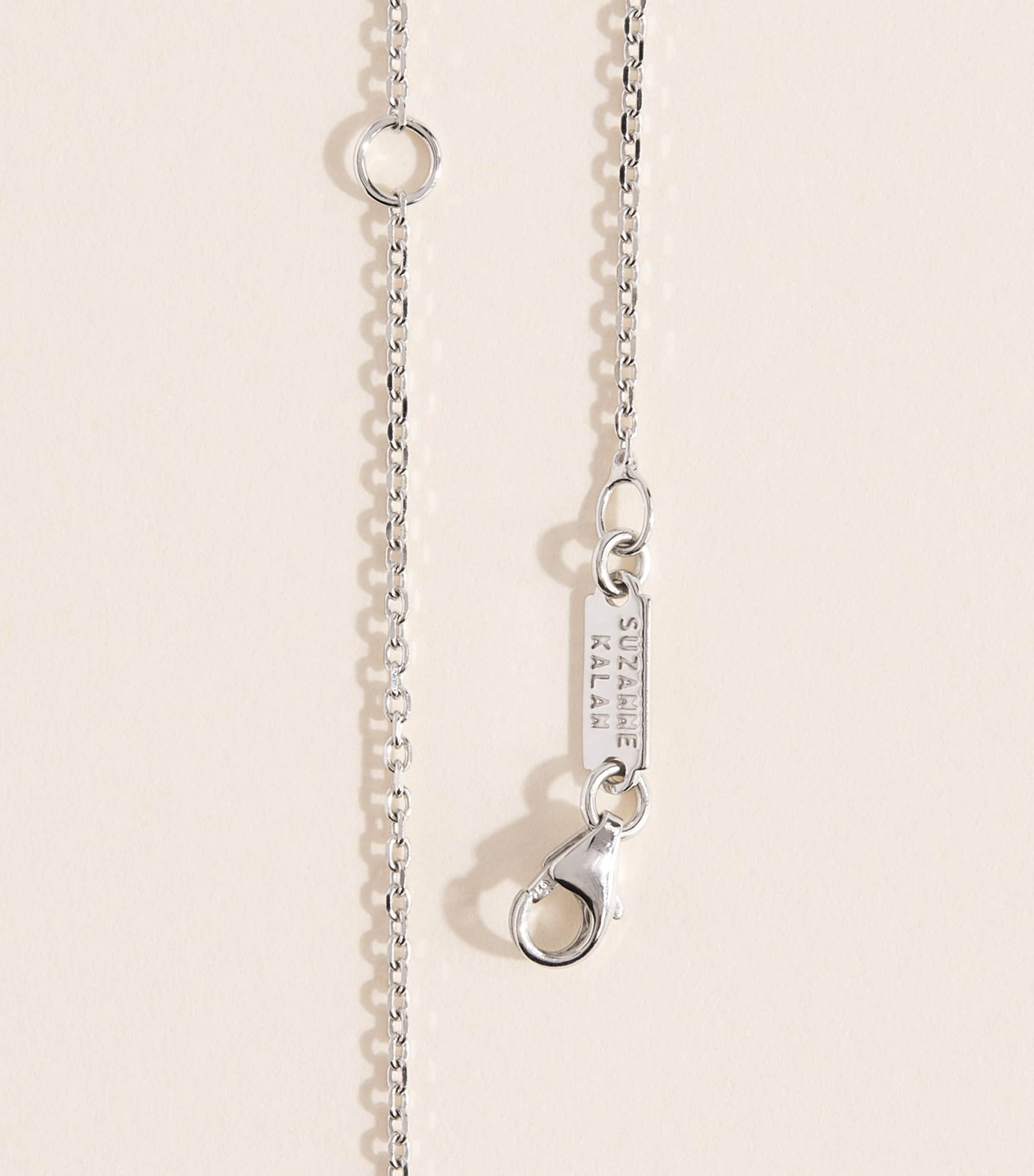 Suzanne Kalan White Gold and Diamond Infinite Pendant Necklace Wg/wd Image 4
