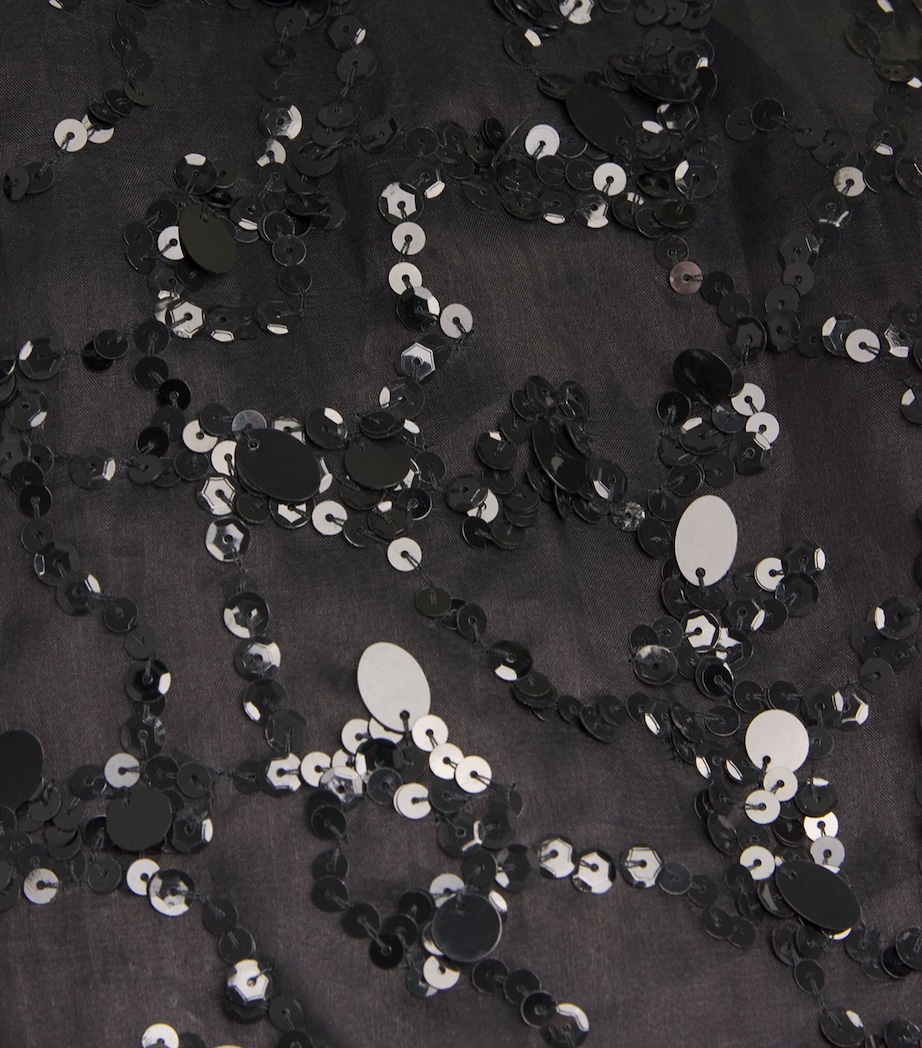 Scuba Circle Midi Skirt 825 NERO Image 5