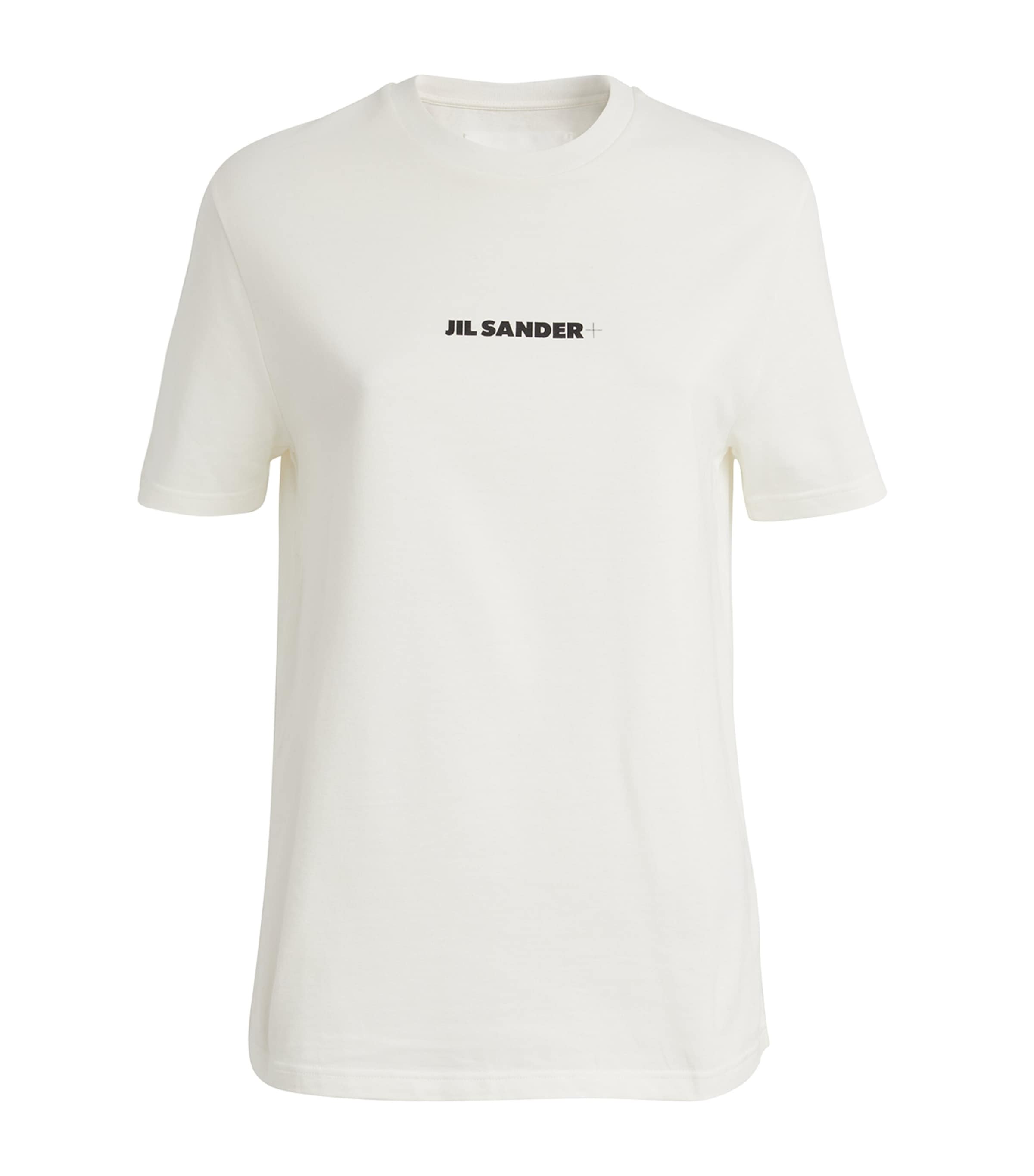 Shop Jil Sander Logo T-shirt In White