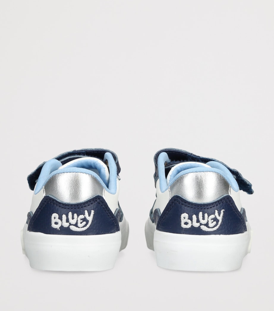 Bluey Velcro Sneakers WHITE/NAVY Image 2