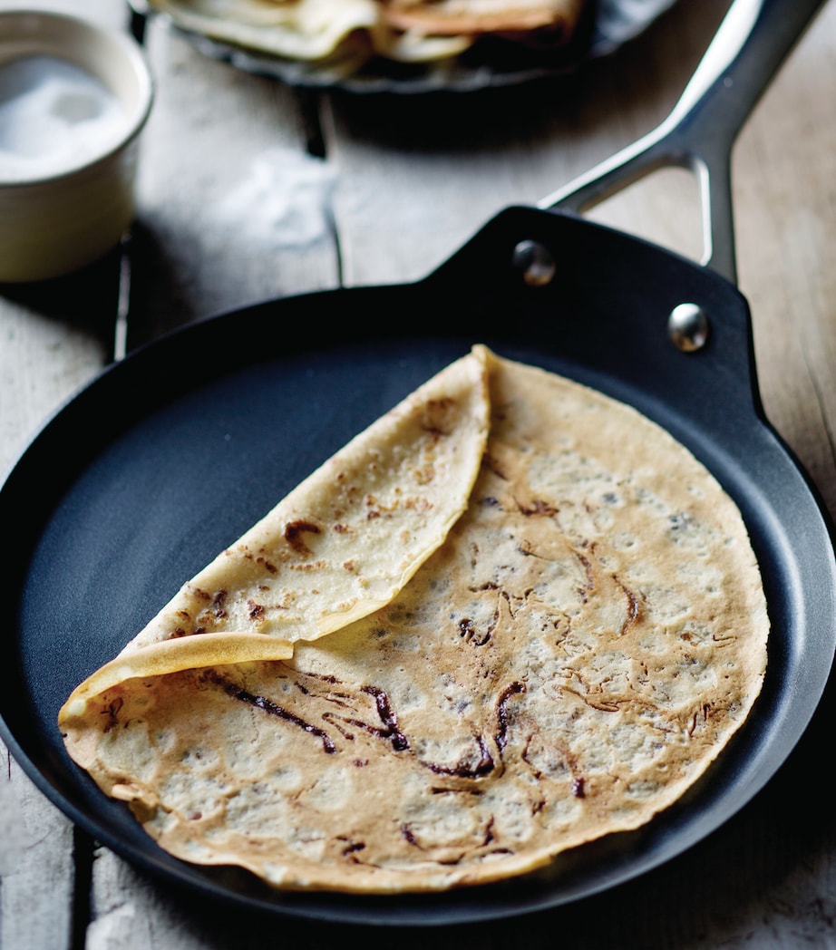 Toughened Non-Stick Crepe Pan (24cm) BLACK Image 3