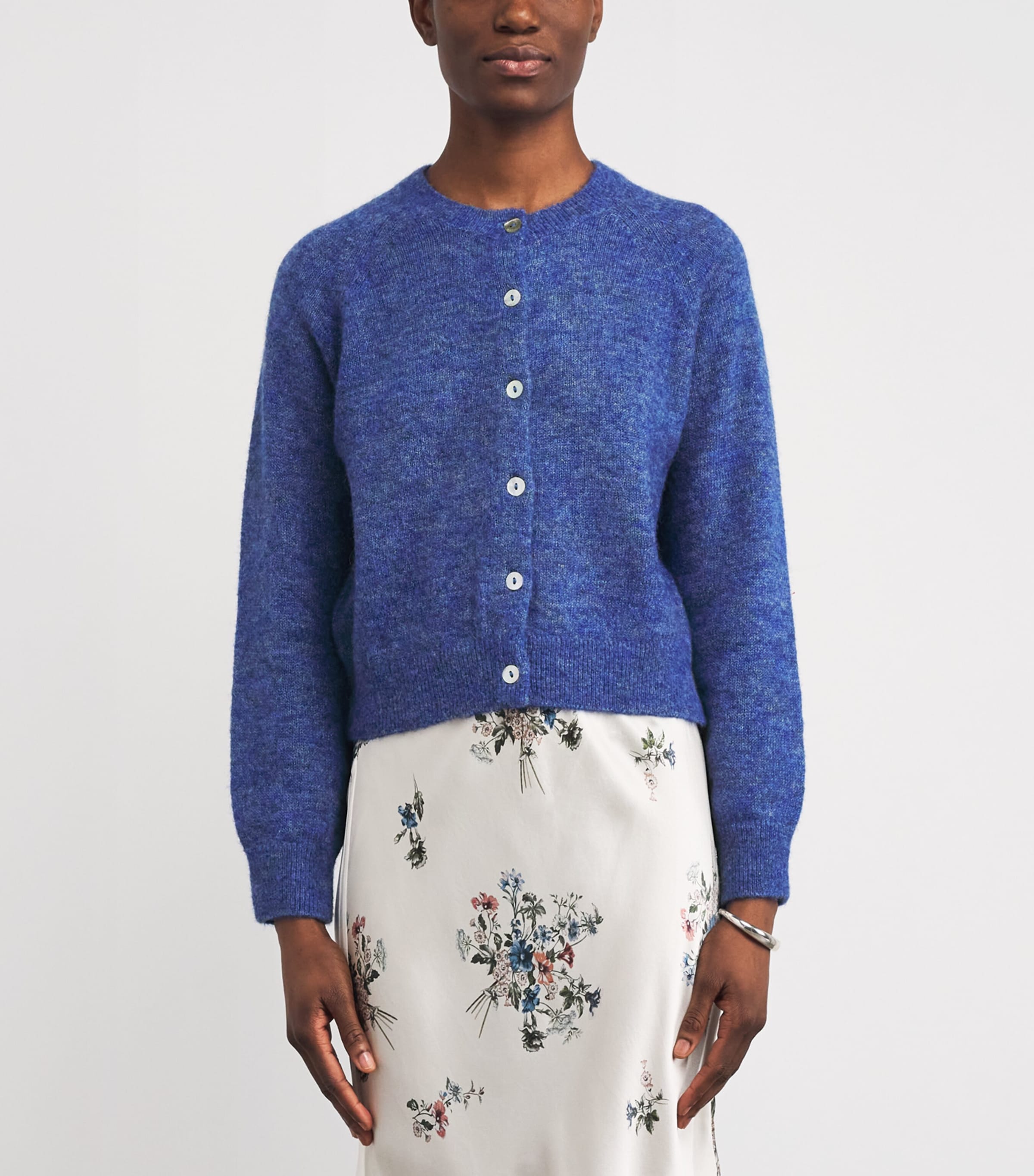 Alpaca-Blend Petra Cardigan BLUE DUSK Image 3