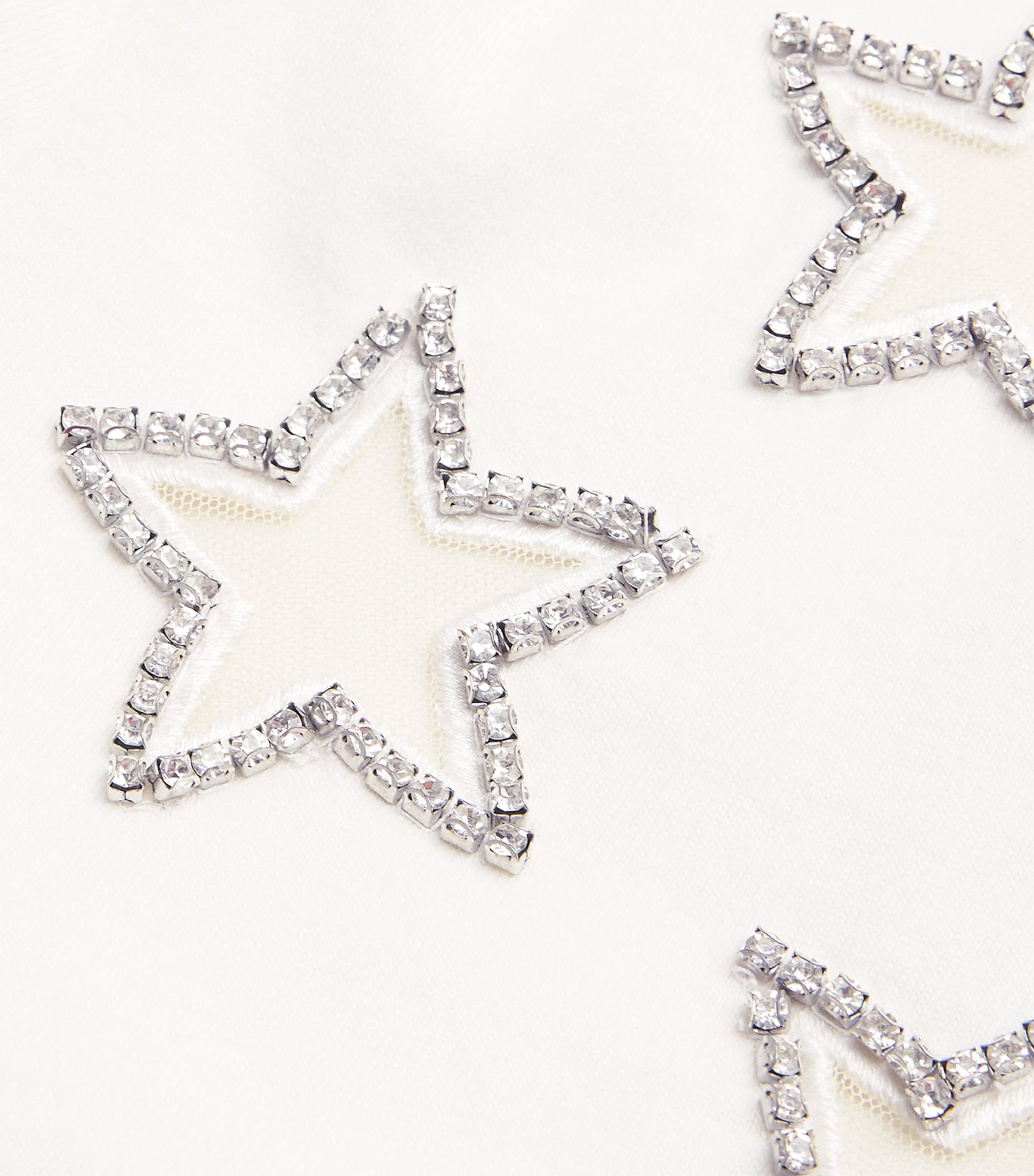 Cotton Embellished Cindy T-Shirt A127 OFF WHITE Image 5