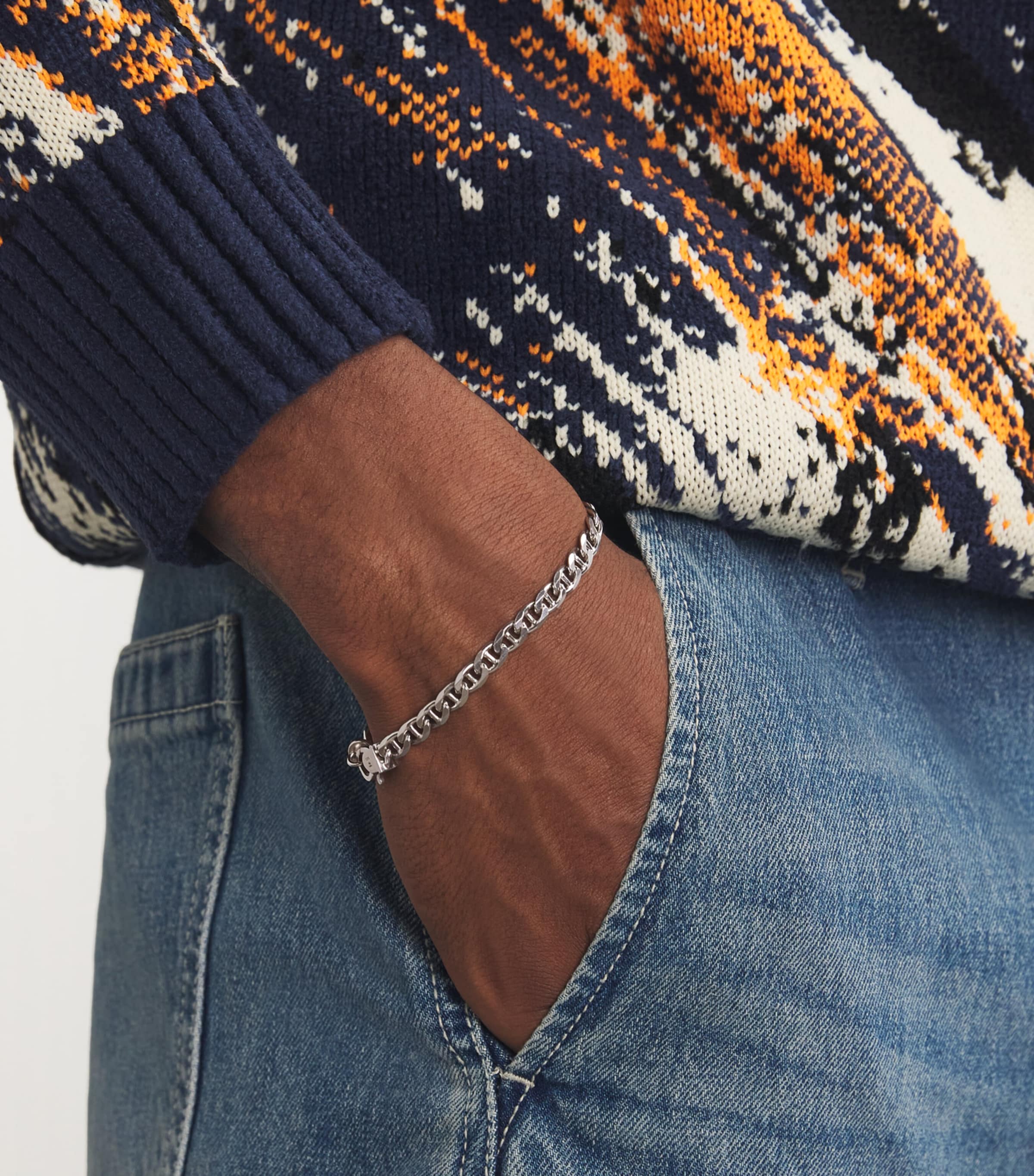 Sterling Silver Jude Chain Bracelet NA Image 5