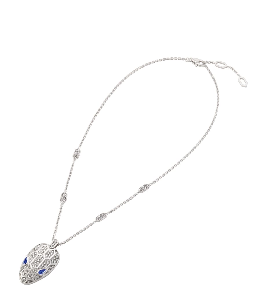 Bvlgari White Gold And Diamond Serpenti Seduttori Necklace White Gold Image 1