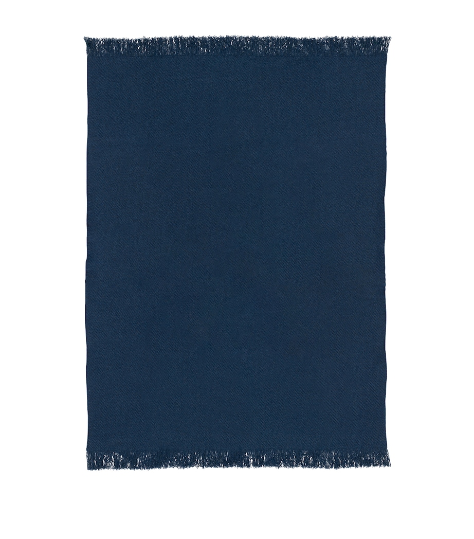 Begg x Co Cashmere Mossband Soul Throw (140cm x 180cm) Twilight Image 1